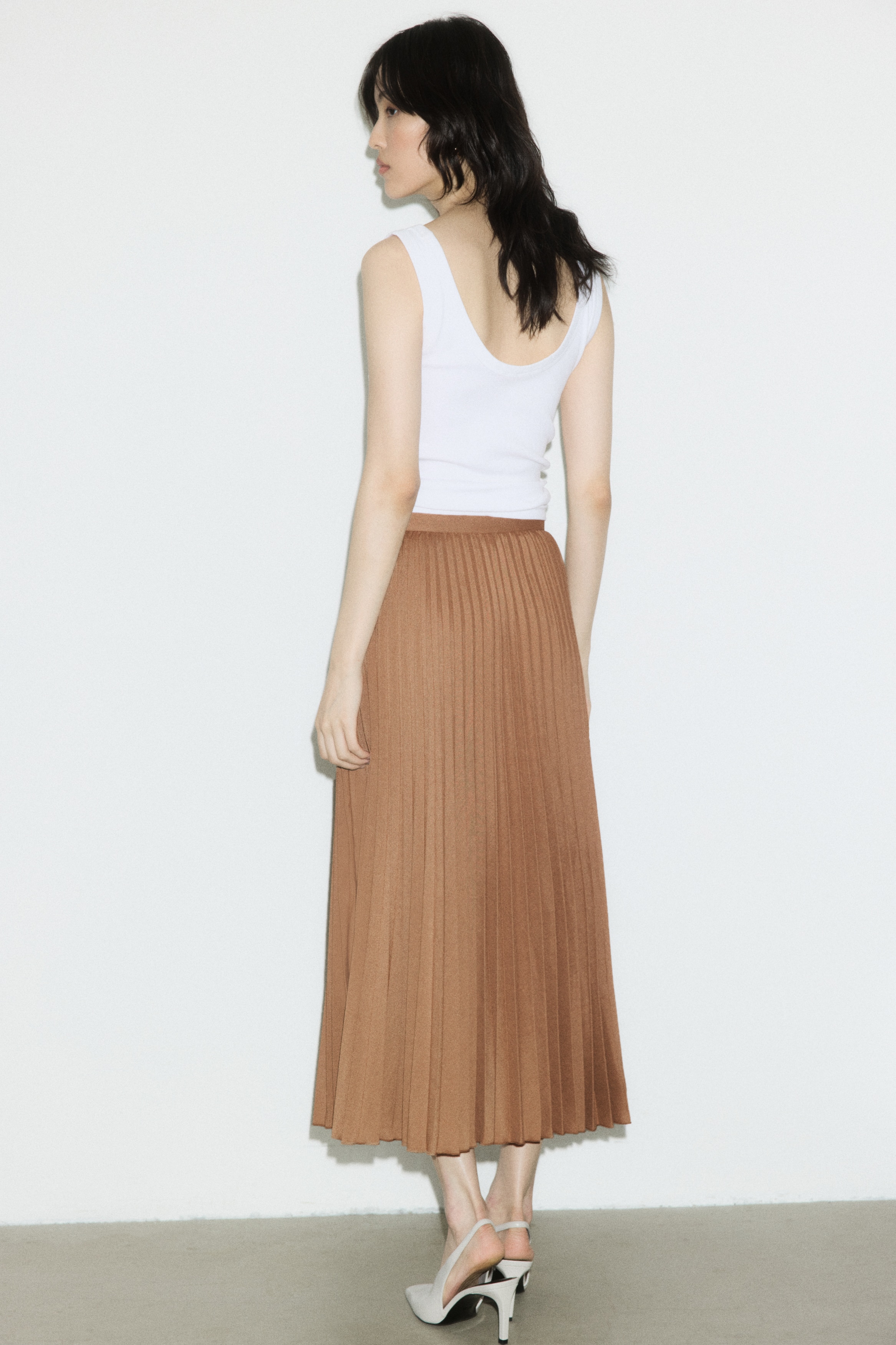 Pleated skirt