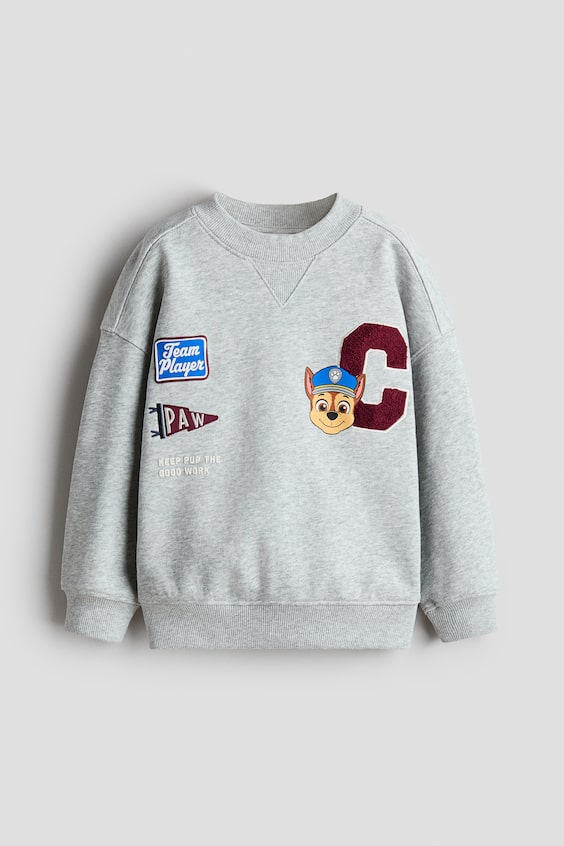 Детские худи H&M Appliquéd Sweatshirt