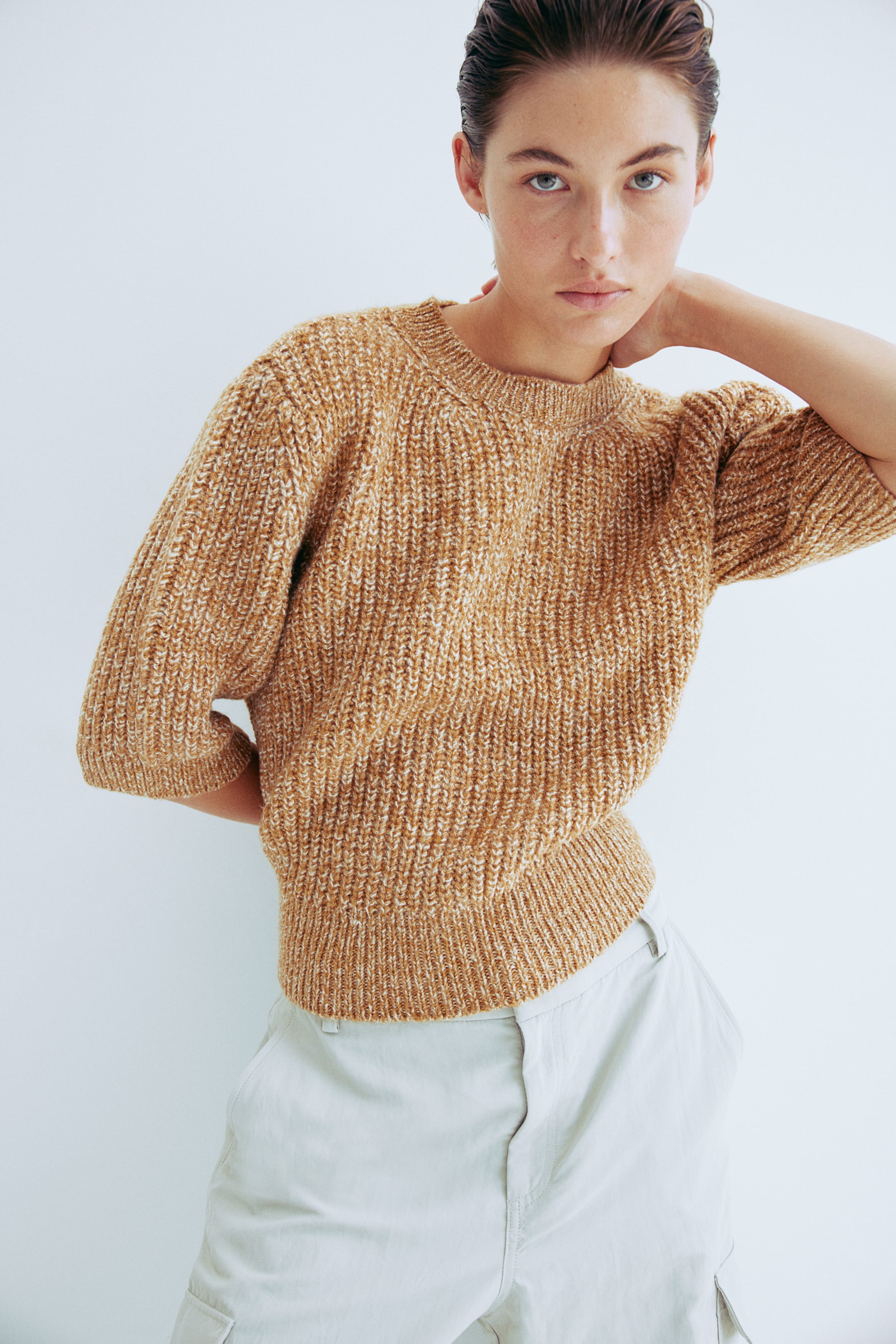 Rib-knit Top