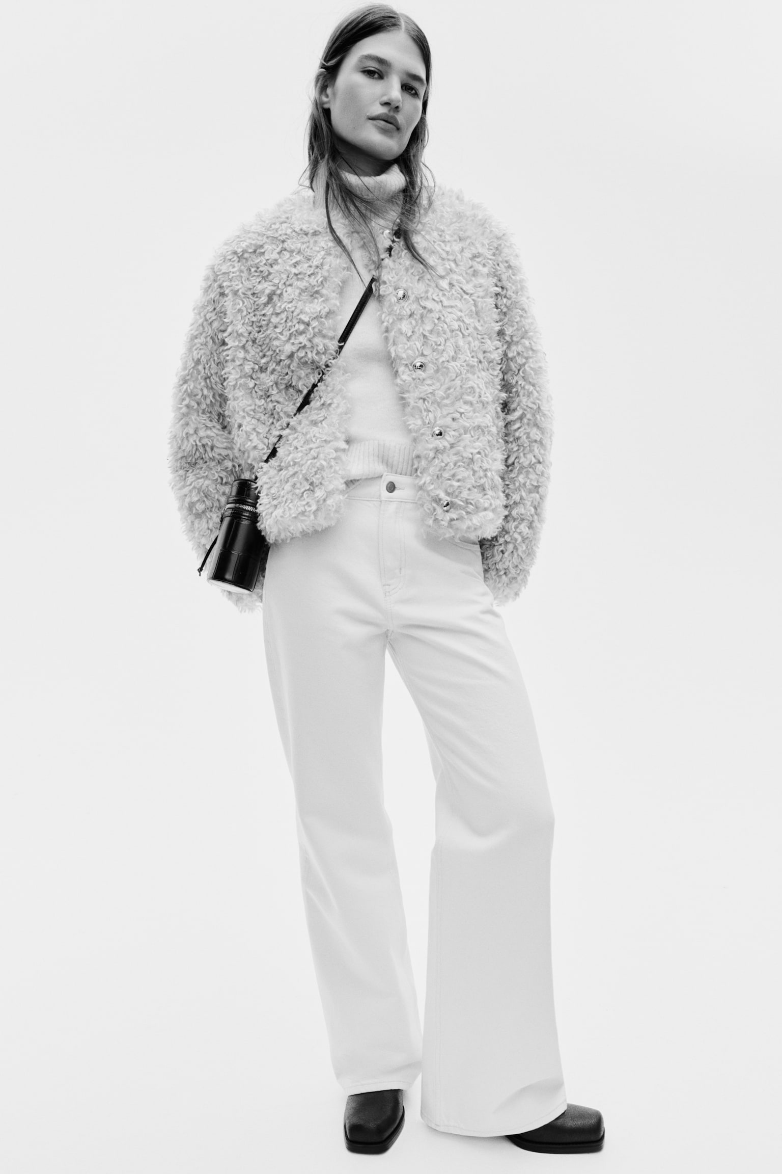 Wide High Jeans - Light beige/Dark denim blue/Light grey/Dark denim blue/Dark denim blue/Pinstriped/Denim blue/Light denim blue/Black/Grey/Denim blue/Black/Denim grey/Denim blue - 6