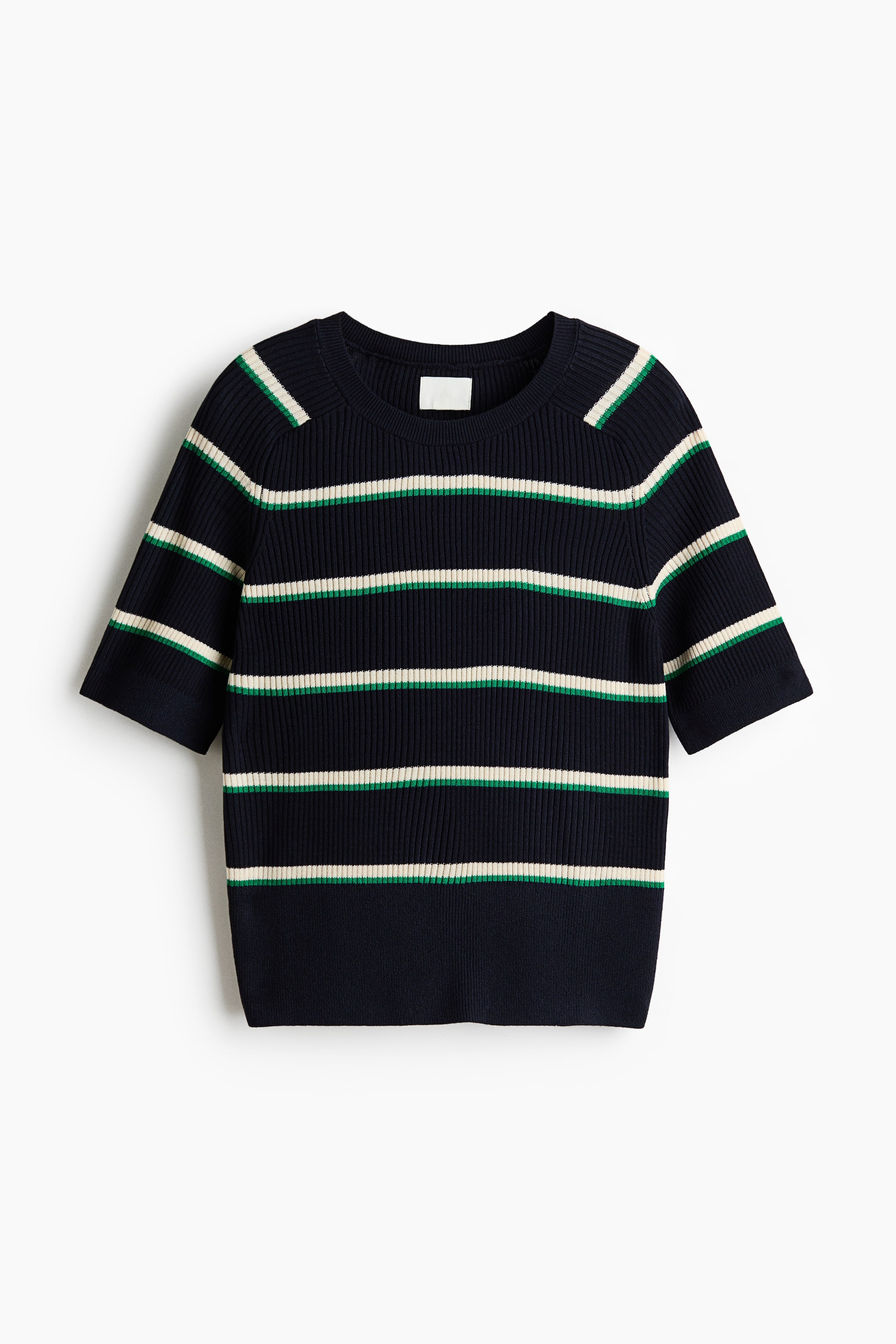 Haut en tricot côtelé