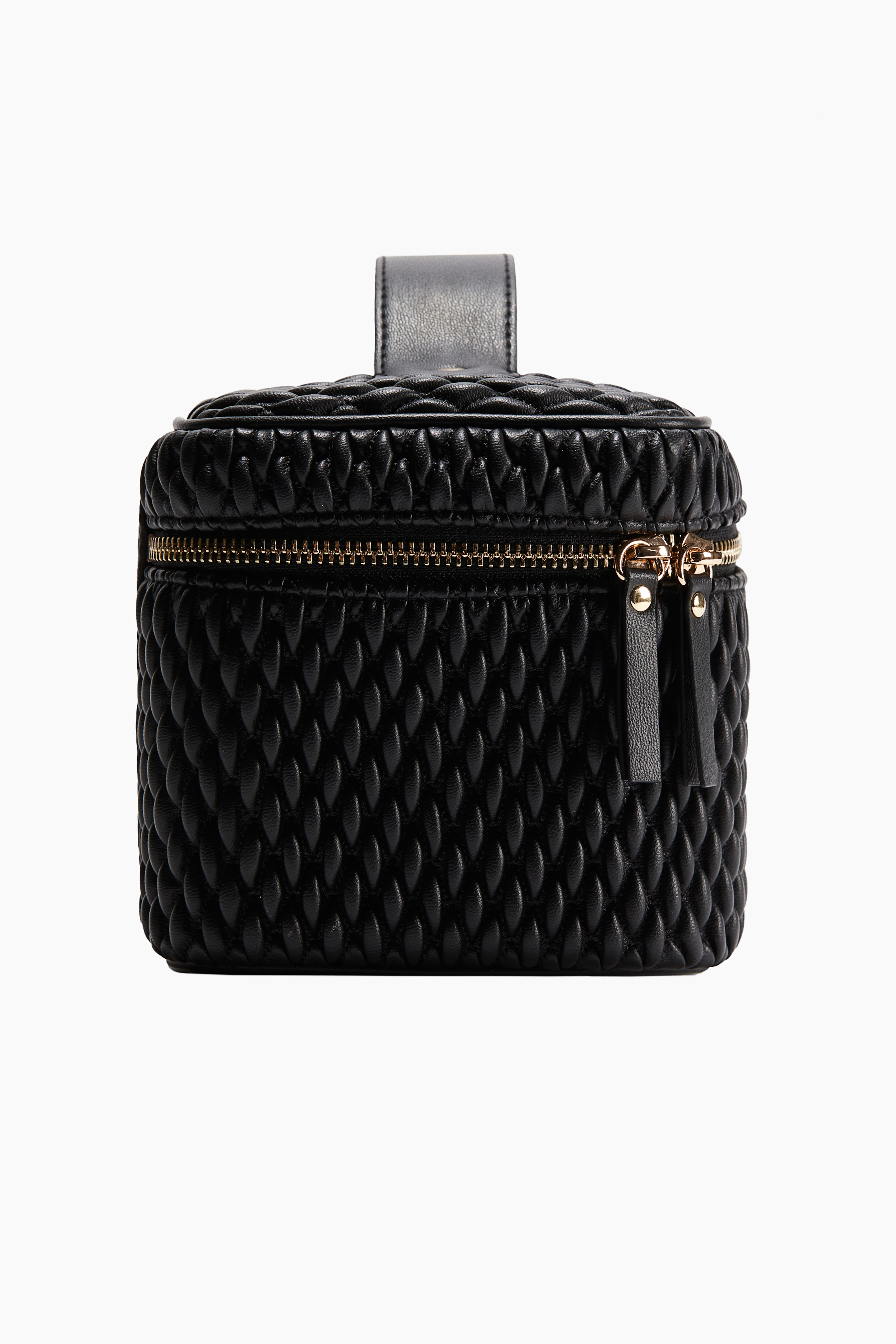 Quilted Boxy Makeup Bag
