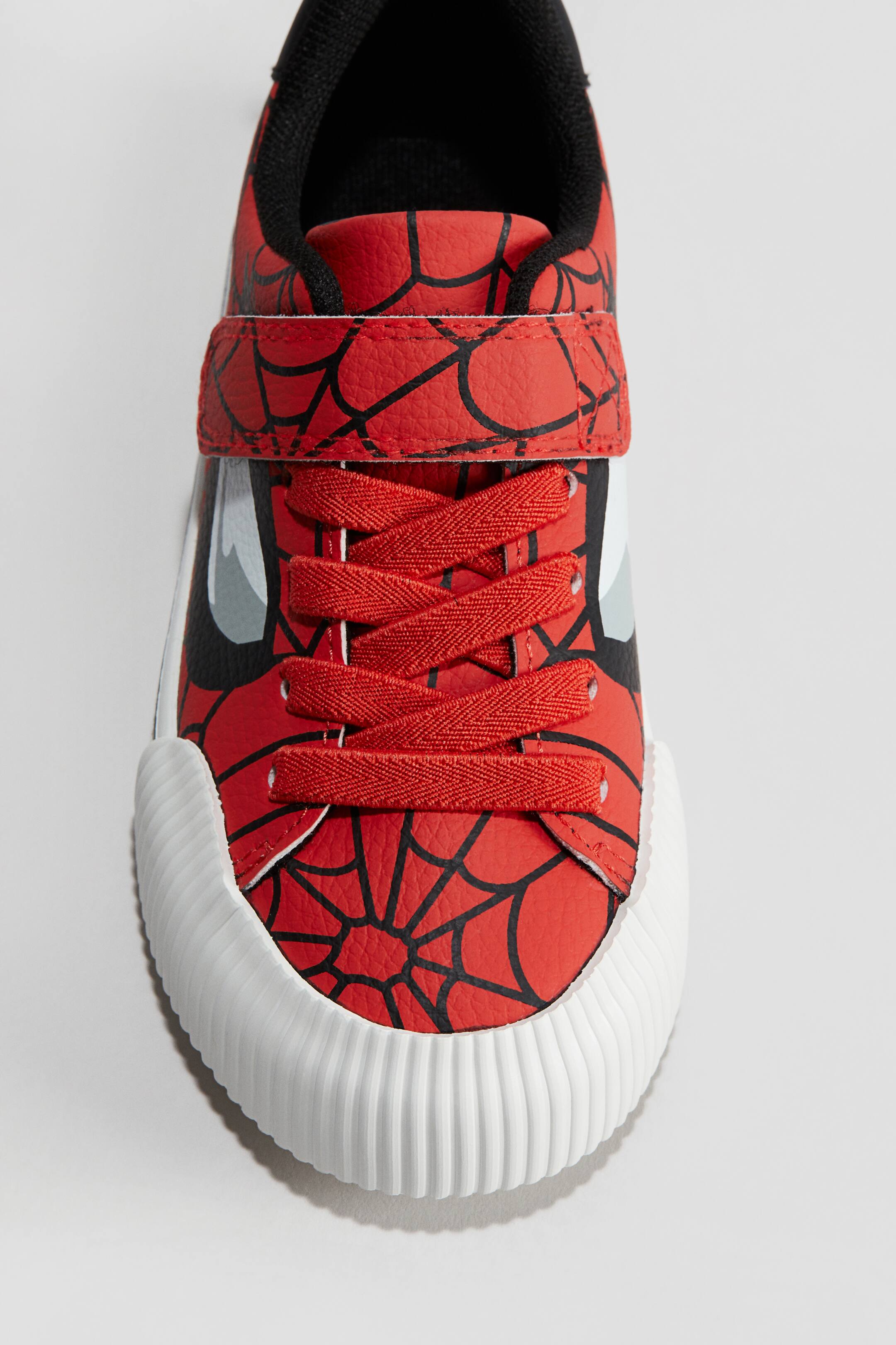 View larger image: Printed Sneakers - Red/Spider-Man - Kids | H&M US 4