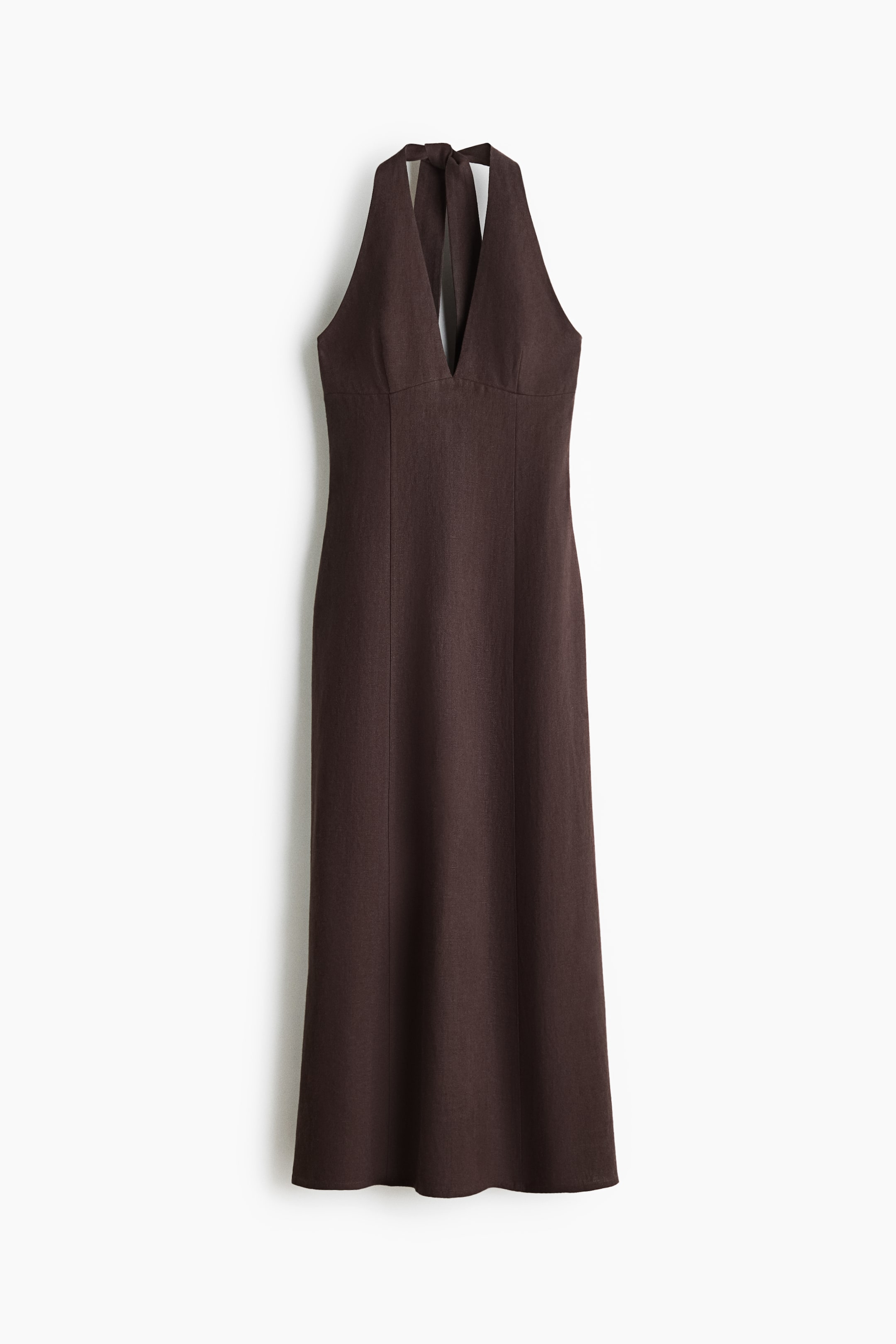 Linen Halterneck Dress