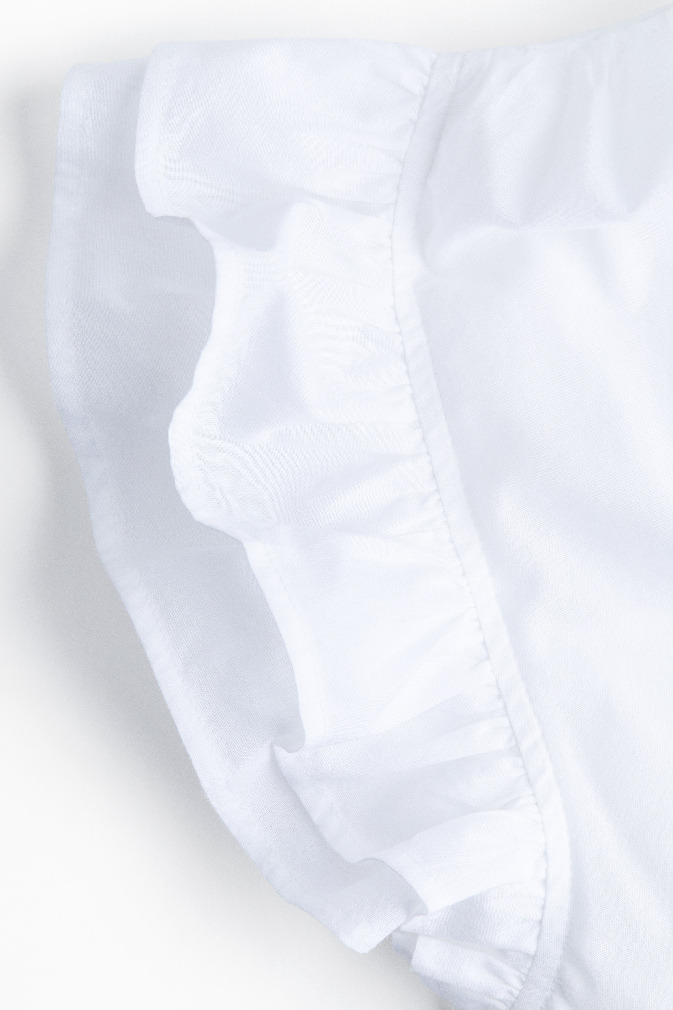 Frill-trimmed blouse