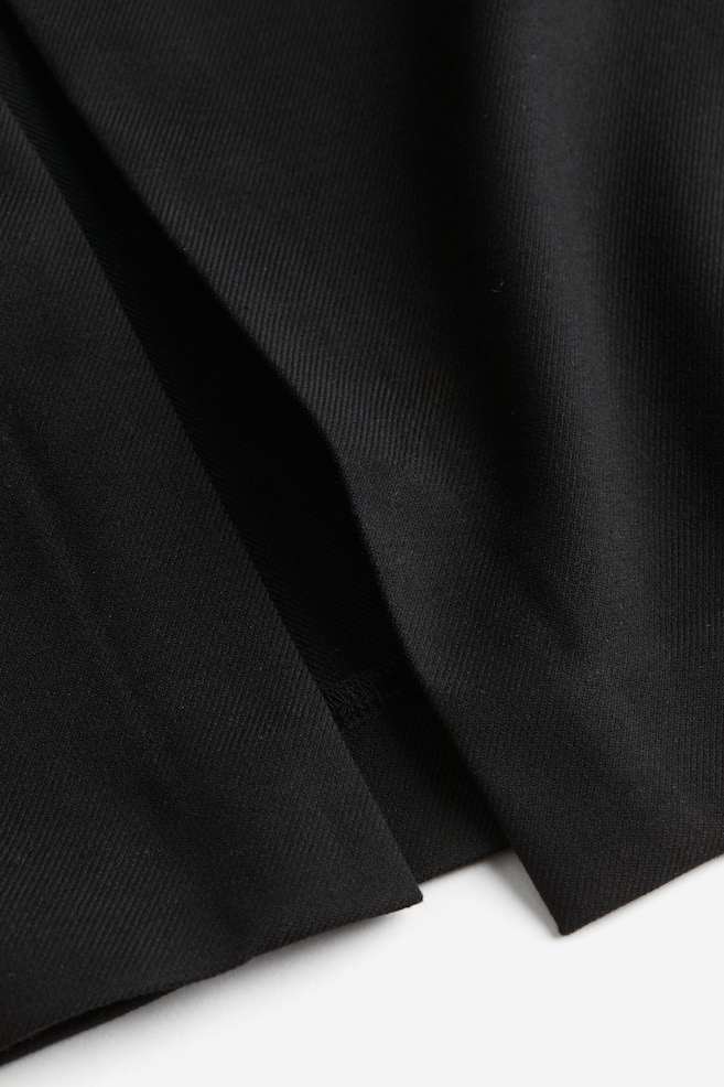 Twill pencil skirt - Black/Grey/Pinstriped - 5