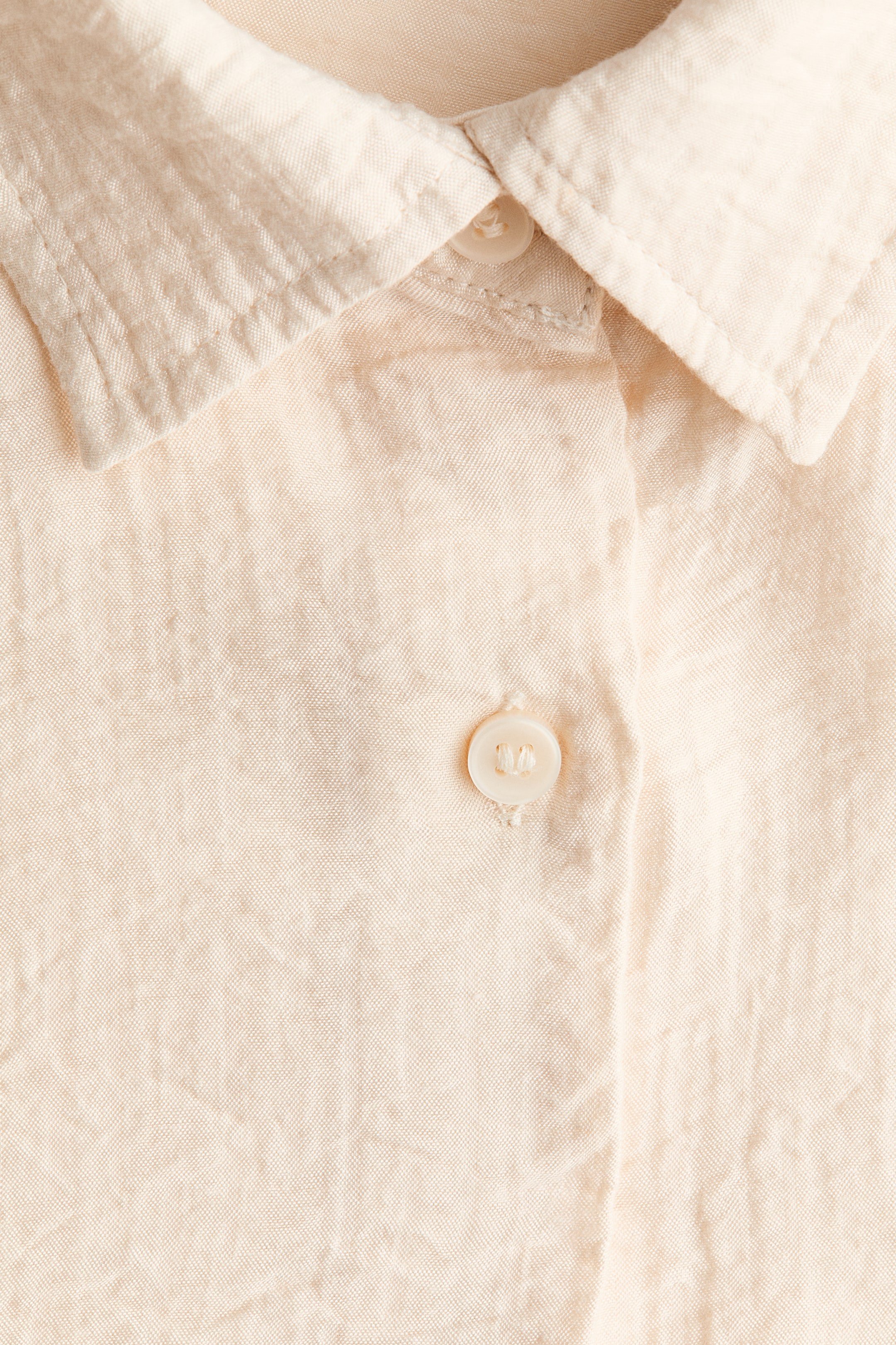 Crinkled Viscose-Blend Shirt