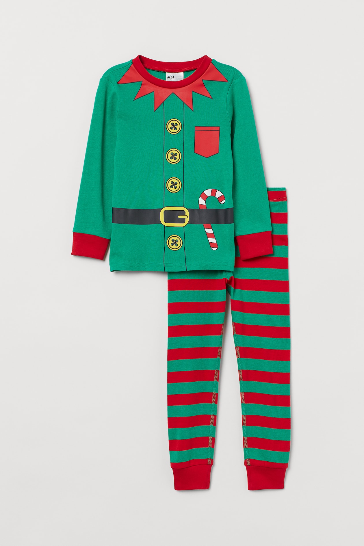 Pyjama Bébé Garçon Pyjama Lutin Fille Pyjama En Jersey Vert/lutin