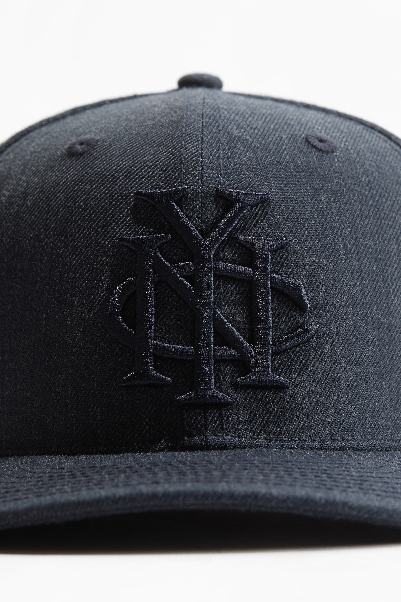 Embroidered-motif cap - Dark blue/NYC/Grey/NYC - 2