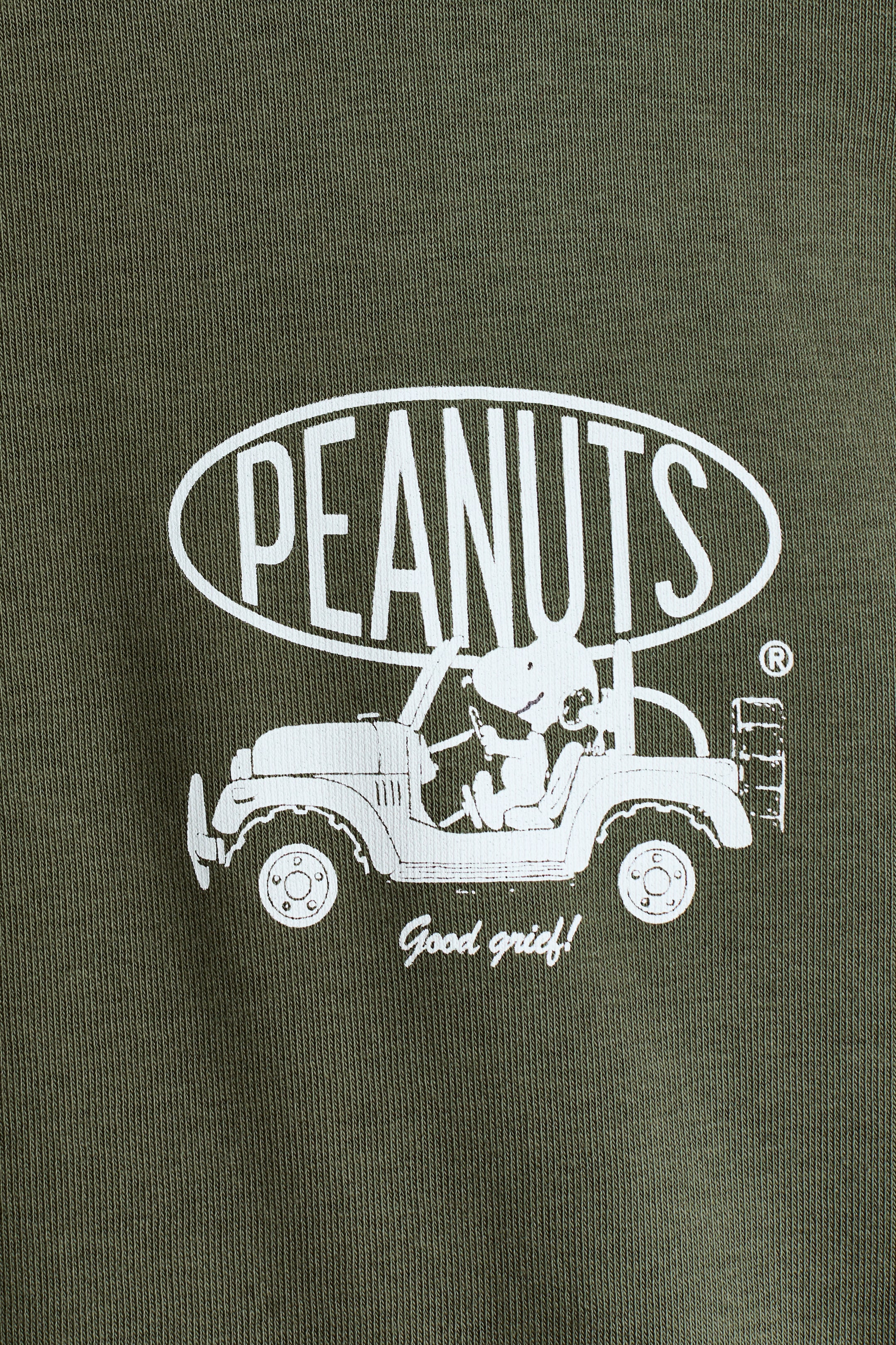 Printed Brushed-Inside Hoodie