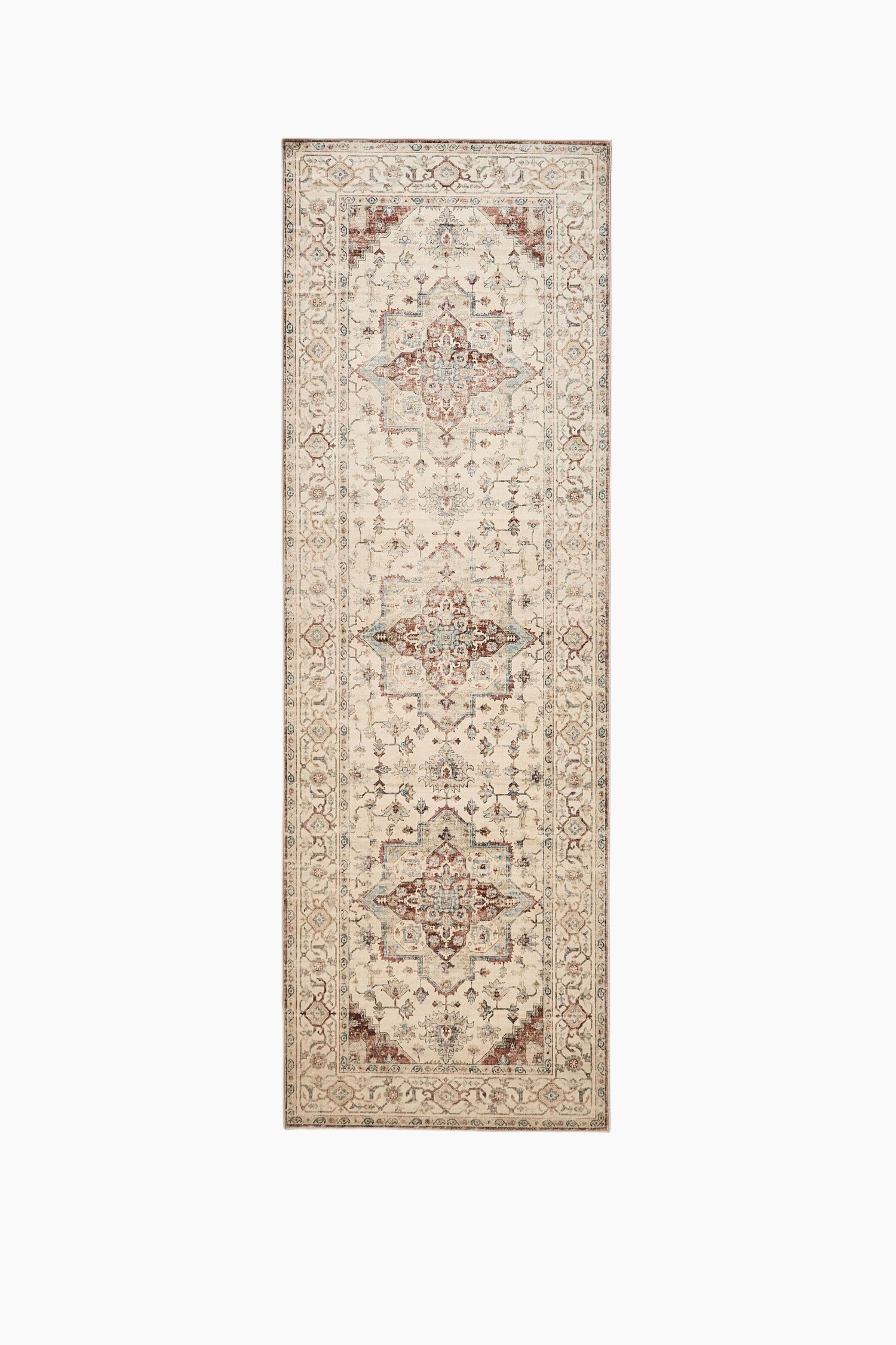 Tapis De Couloir Lavable Miray - Multicouleur/rouge