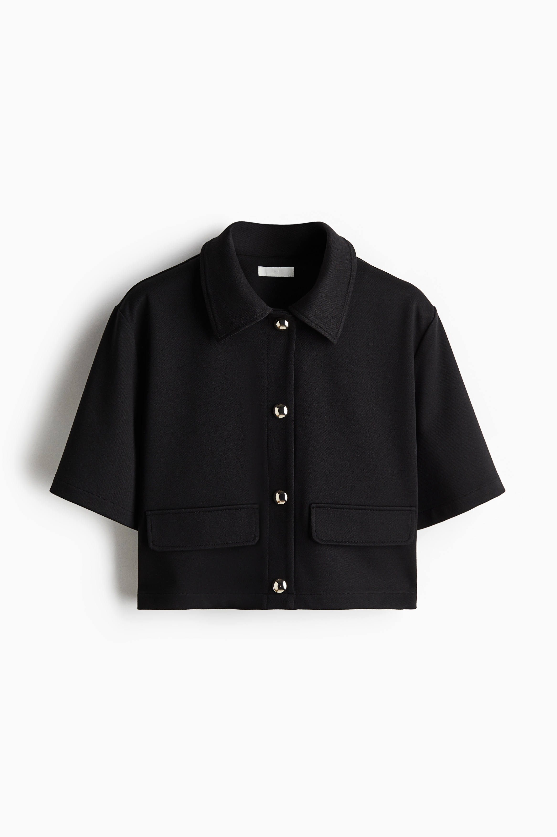 Cardigan aus Jersey - Schwarz