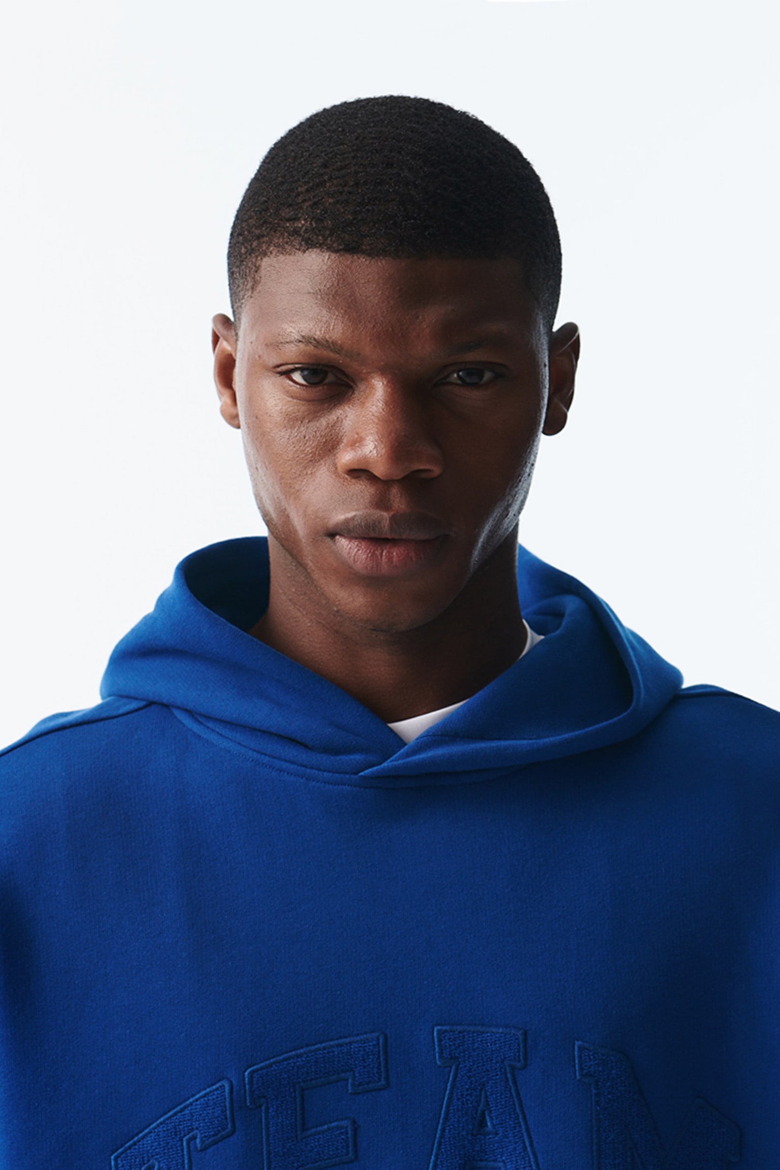 Oversized Fit Sports hoodie - Bright blue/Grey marl/Training Team - 1