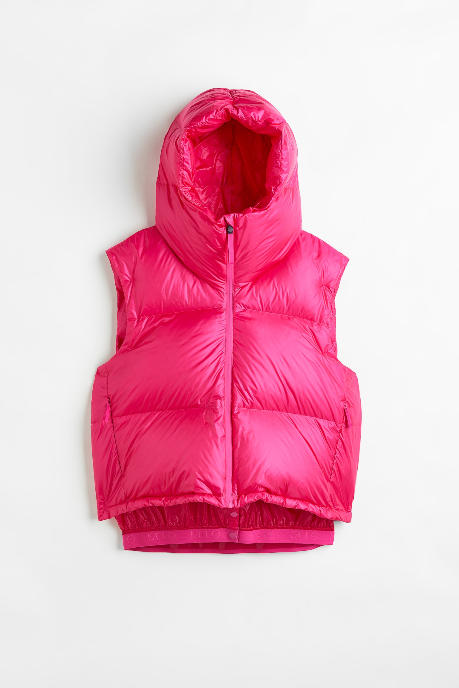 H&M+ Detachable-sleeve down puffer jacket - Cerise - 5