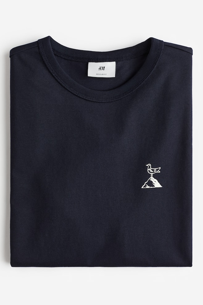 COOLMAX® T-Shirt in Regular Fit - Marineblau/France/Weiß/Frankreich - 5