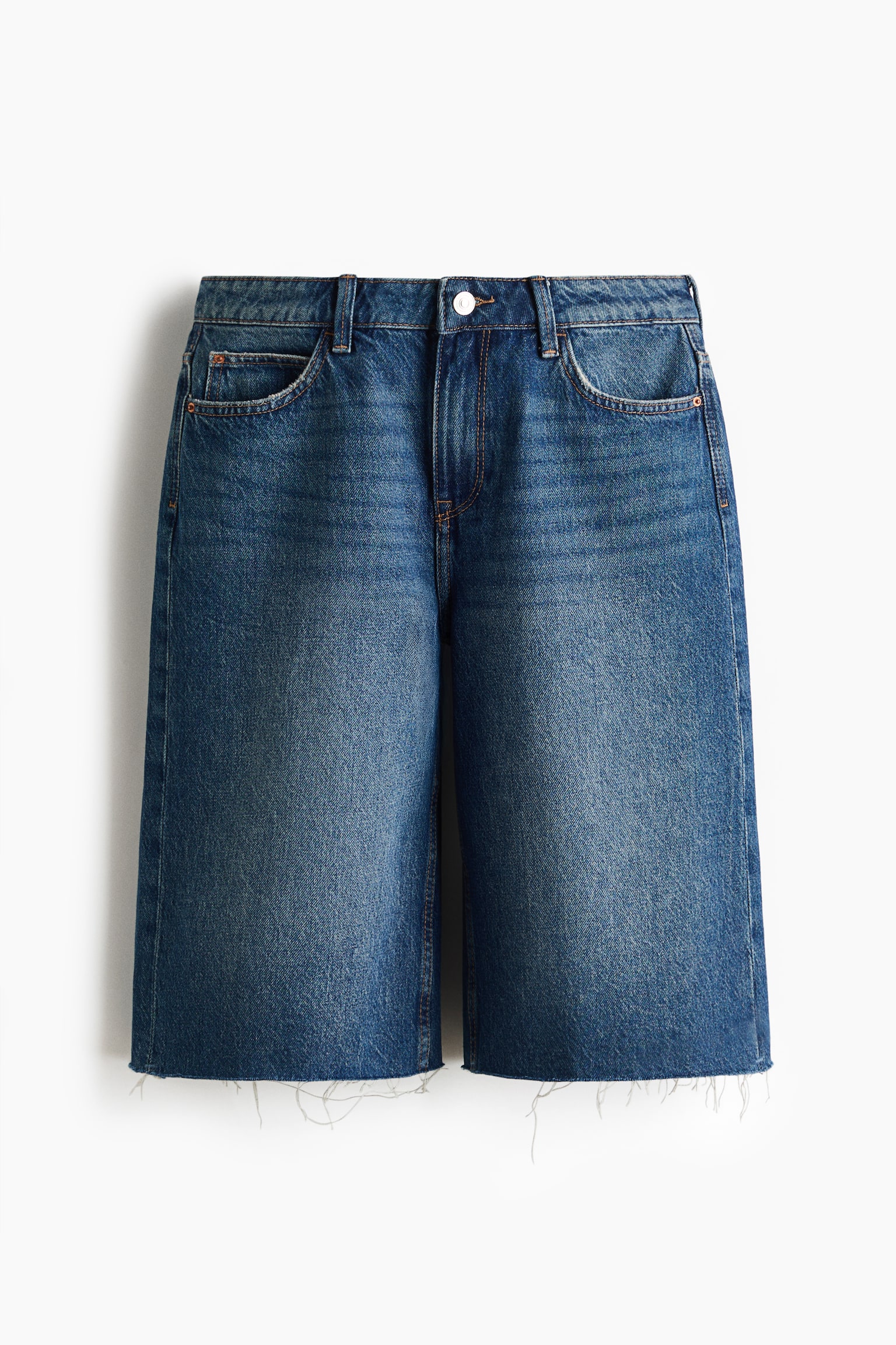 Short Bermuda en denim - Bleu denim/Crème/Gris denim/Bleu denim clair - 1