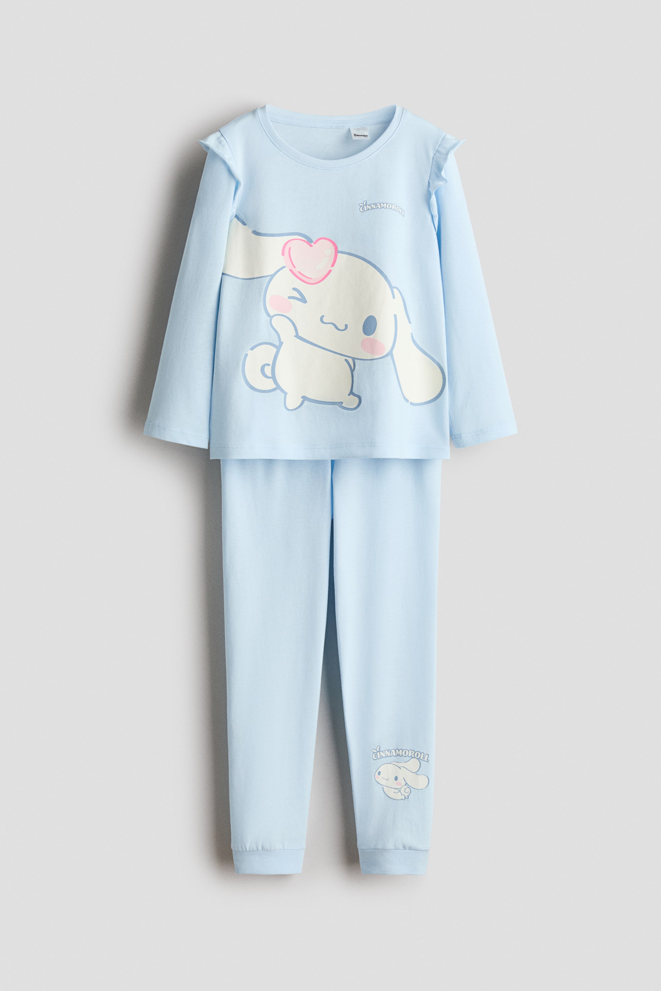 View larger image: Print-motif cotton pyjamas - Light blue/Cinnamoroll - Kids | H&M SG 1