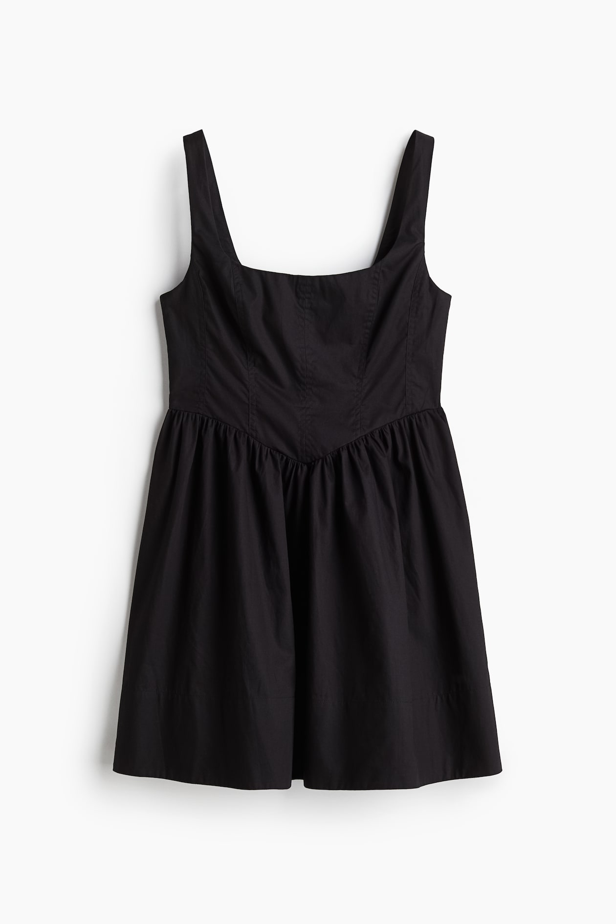 Women's Black Dress with Flared Skirt | H&M US