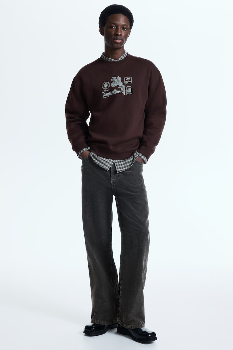 Dukserica s aplikacijom Loose Fit