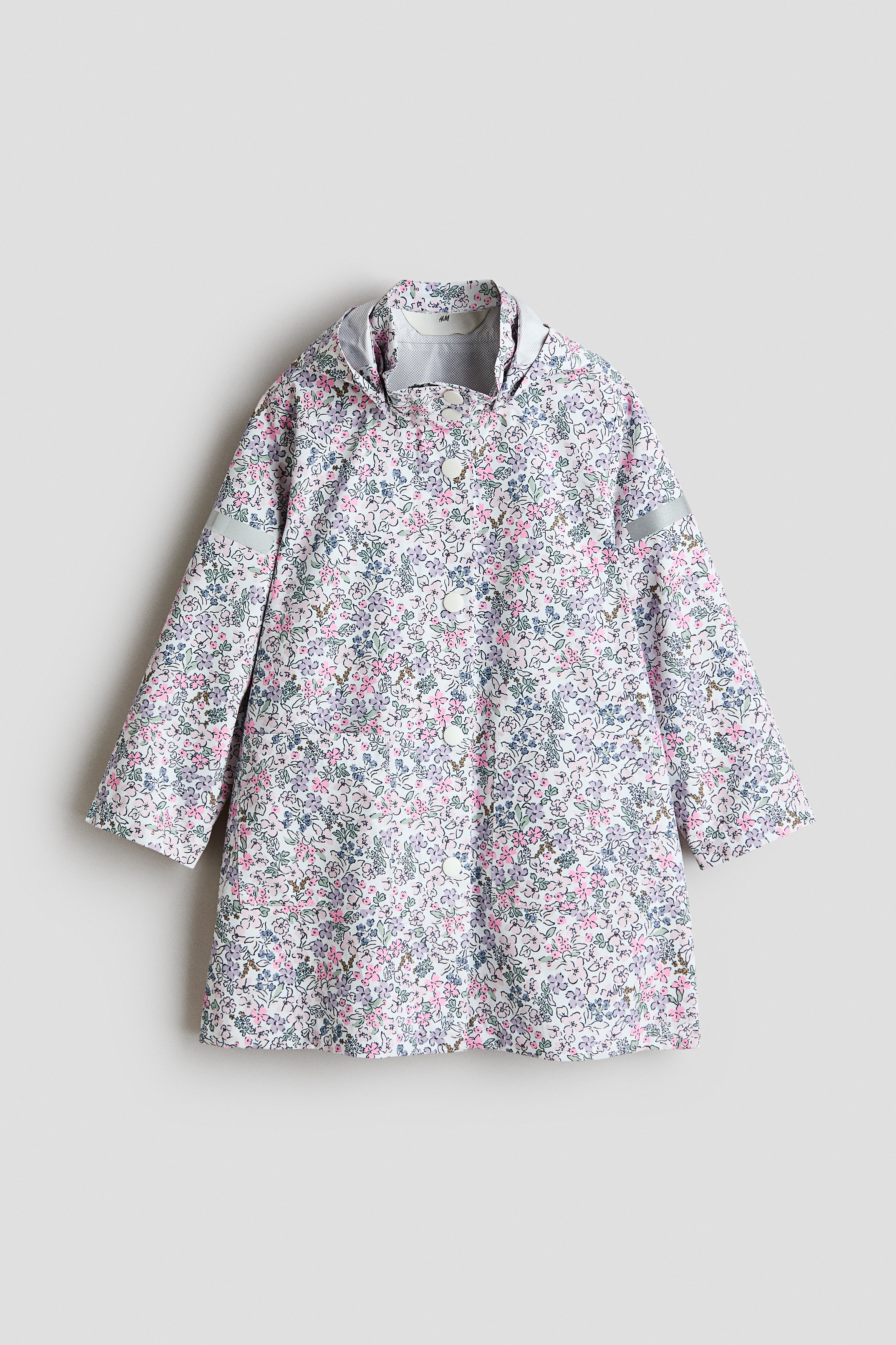 H & M - 2,5-lagige Regenjacke - Weiß - Kinder