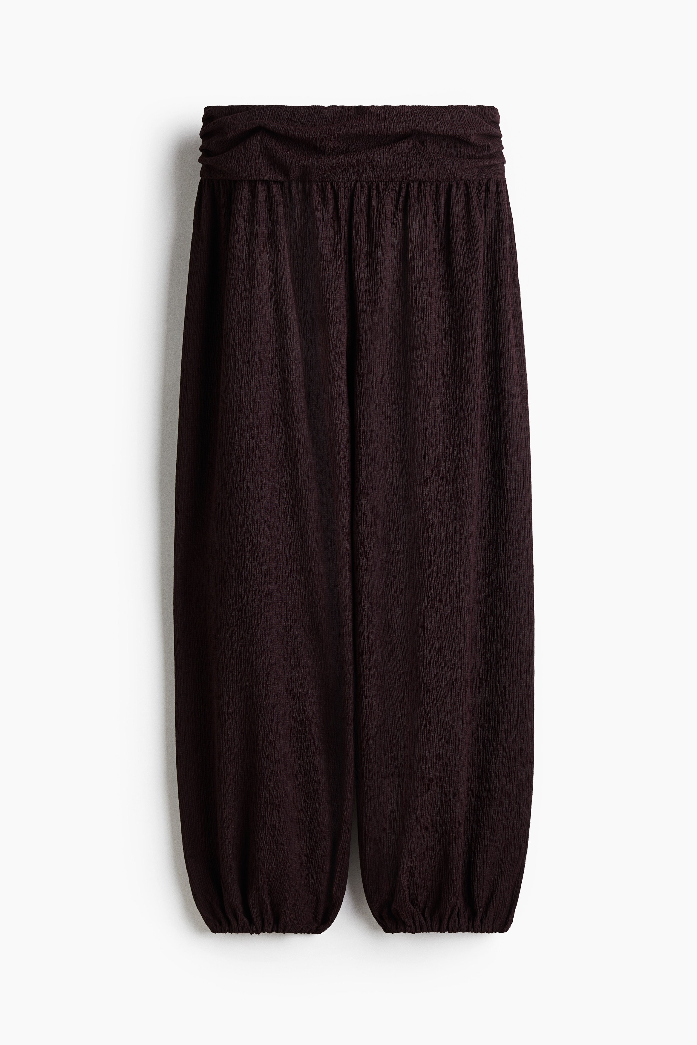 Crinkled Balloon Leg Pants