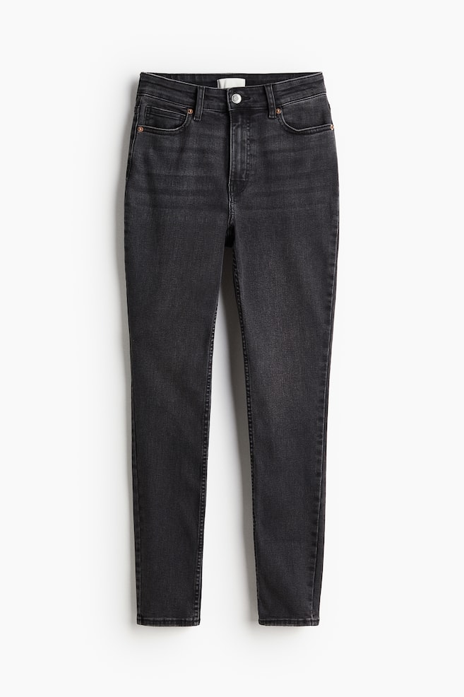 Skinny High Waist Jeans - Black/Washed out/Denim black/Denim blue/Dark denim blue/Dark denim grey/Denim blue/Light denim blue/Light denim blue/Light denim blue/Light denim blue/Denim blue/Light denim blue/Denim blue/Dark denim blue/White - 1