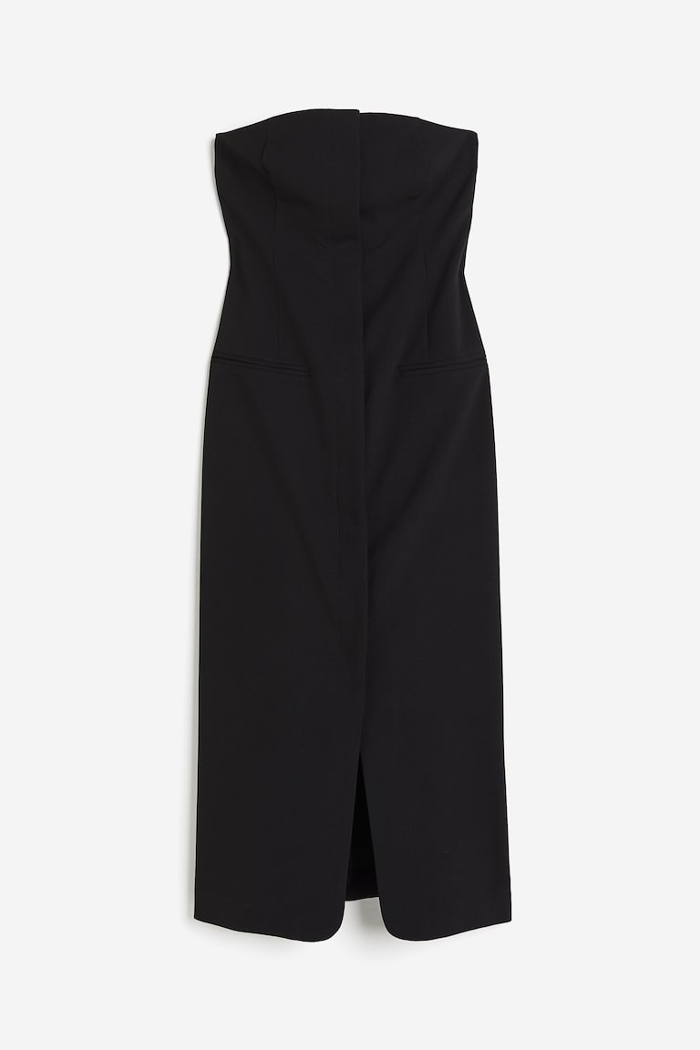 black bandeau bodycon dress Anastasia Mini Dress main image 1