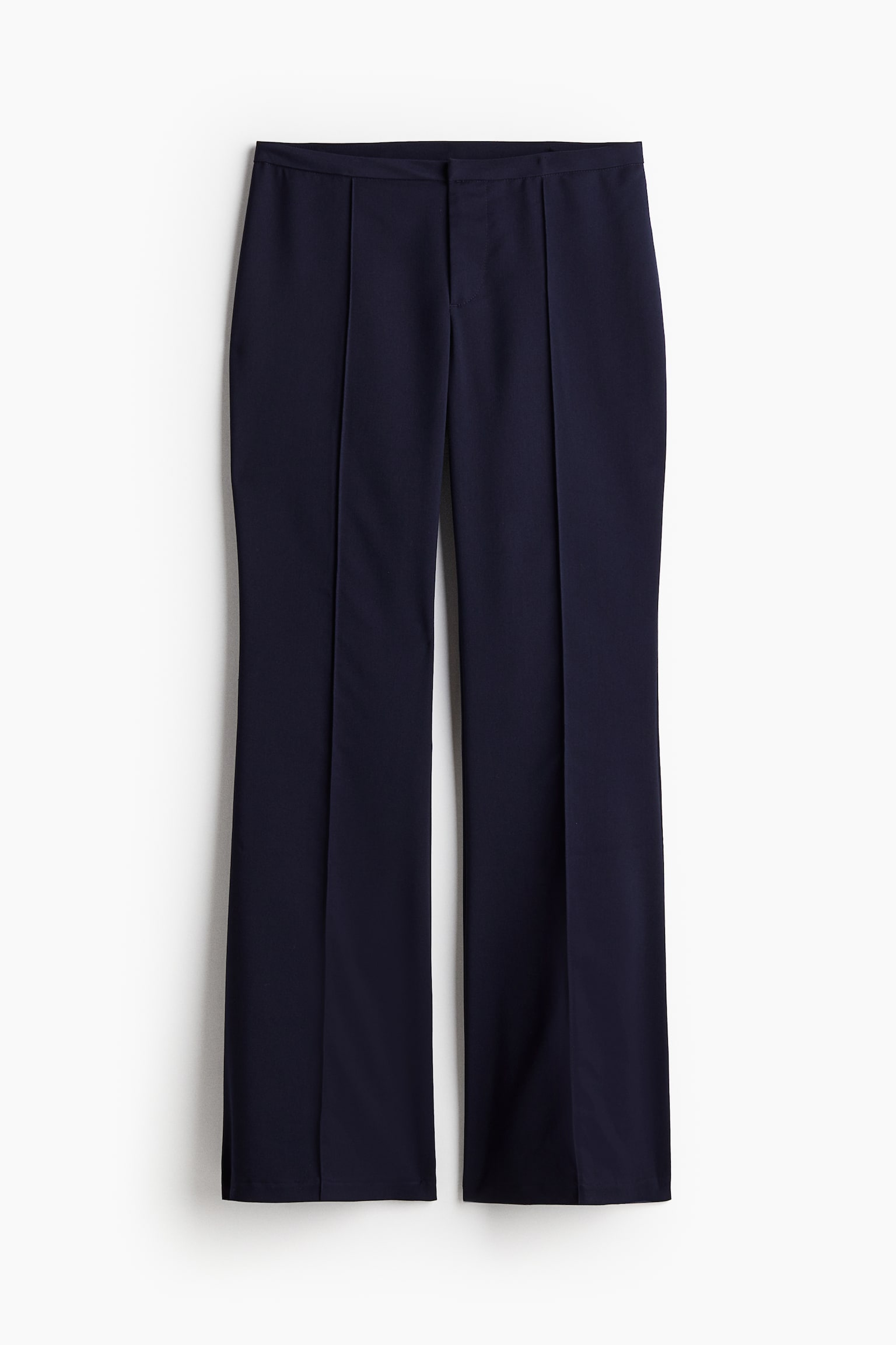 Flared tailored trousers - Navy blue/Black/Grey marl - 2