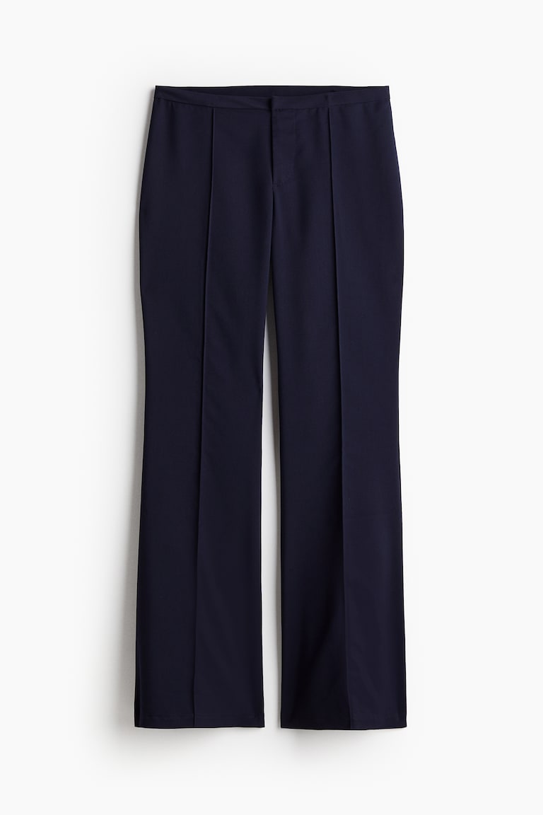 Women's Navy blue Flared Dress Pants | H&M US