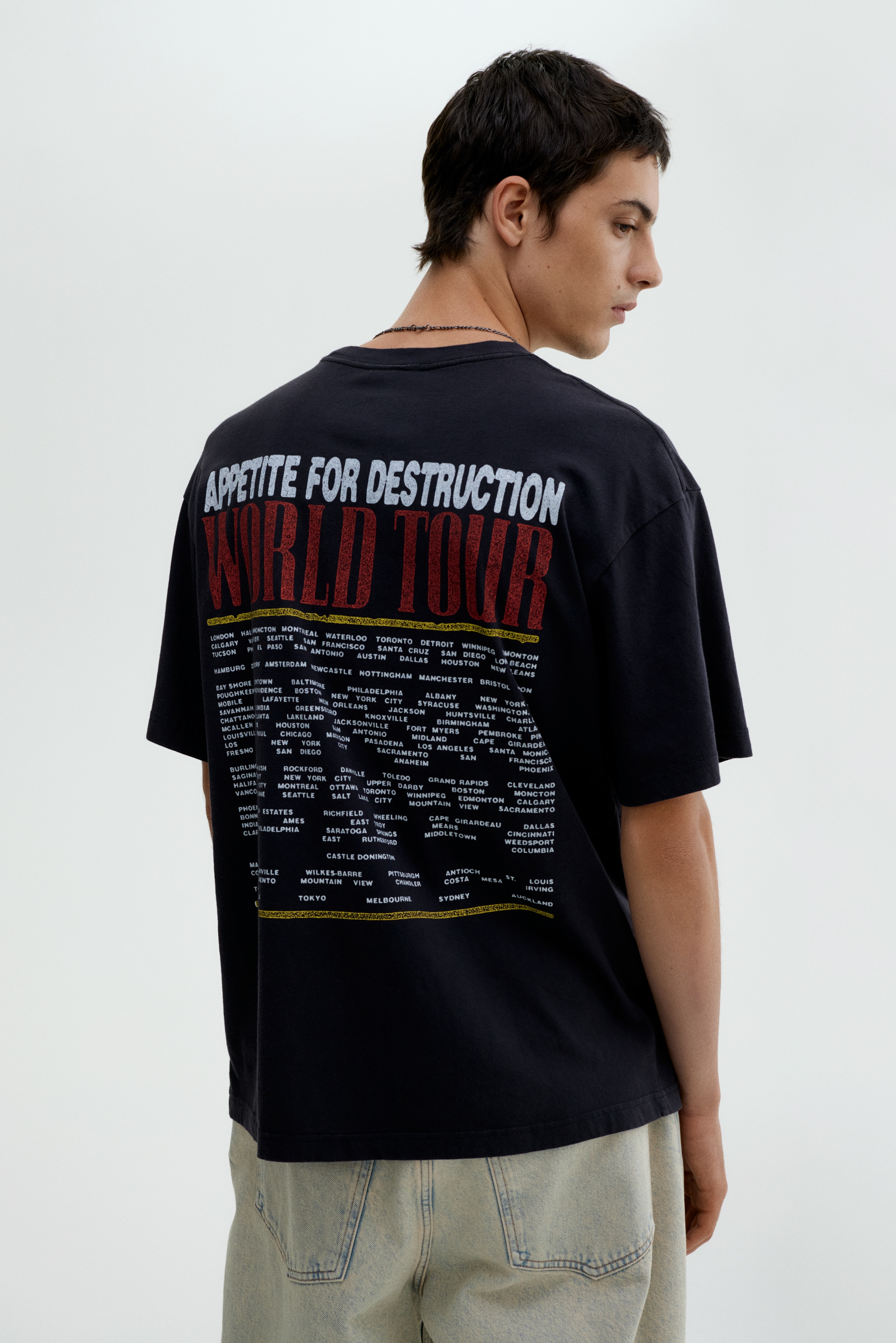 Loose Fit Vintage-look printed T-shirt