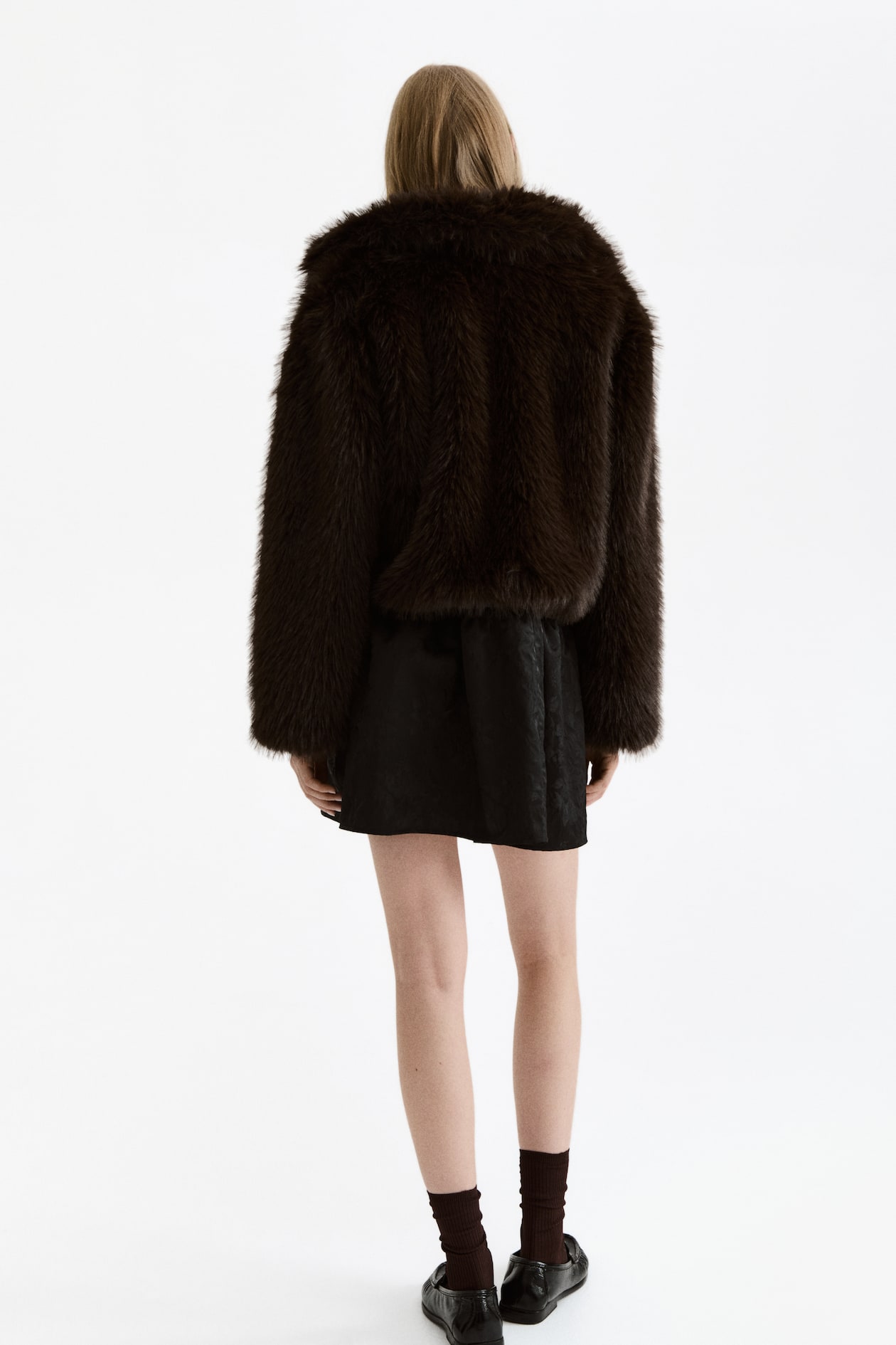 Cropped Fluffy Jacket - image 5