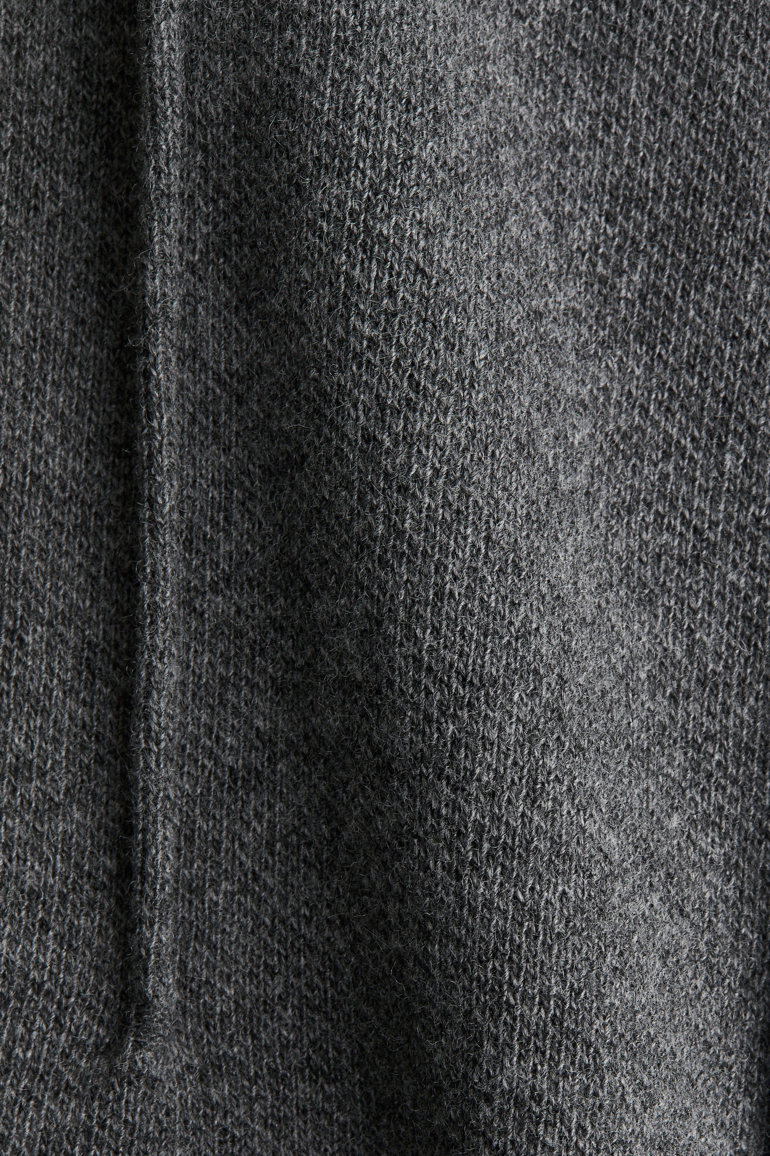 Женский топ H&M Wool-Blend Top, цвет: Серый меланжевый — фото 2
