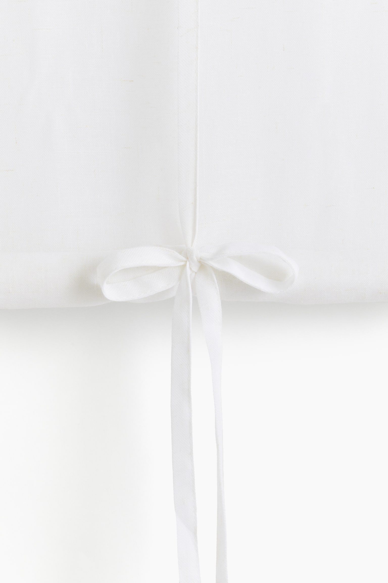 Sheer roll-up curtain - White - 2