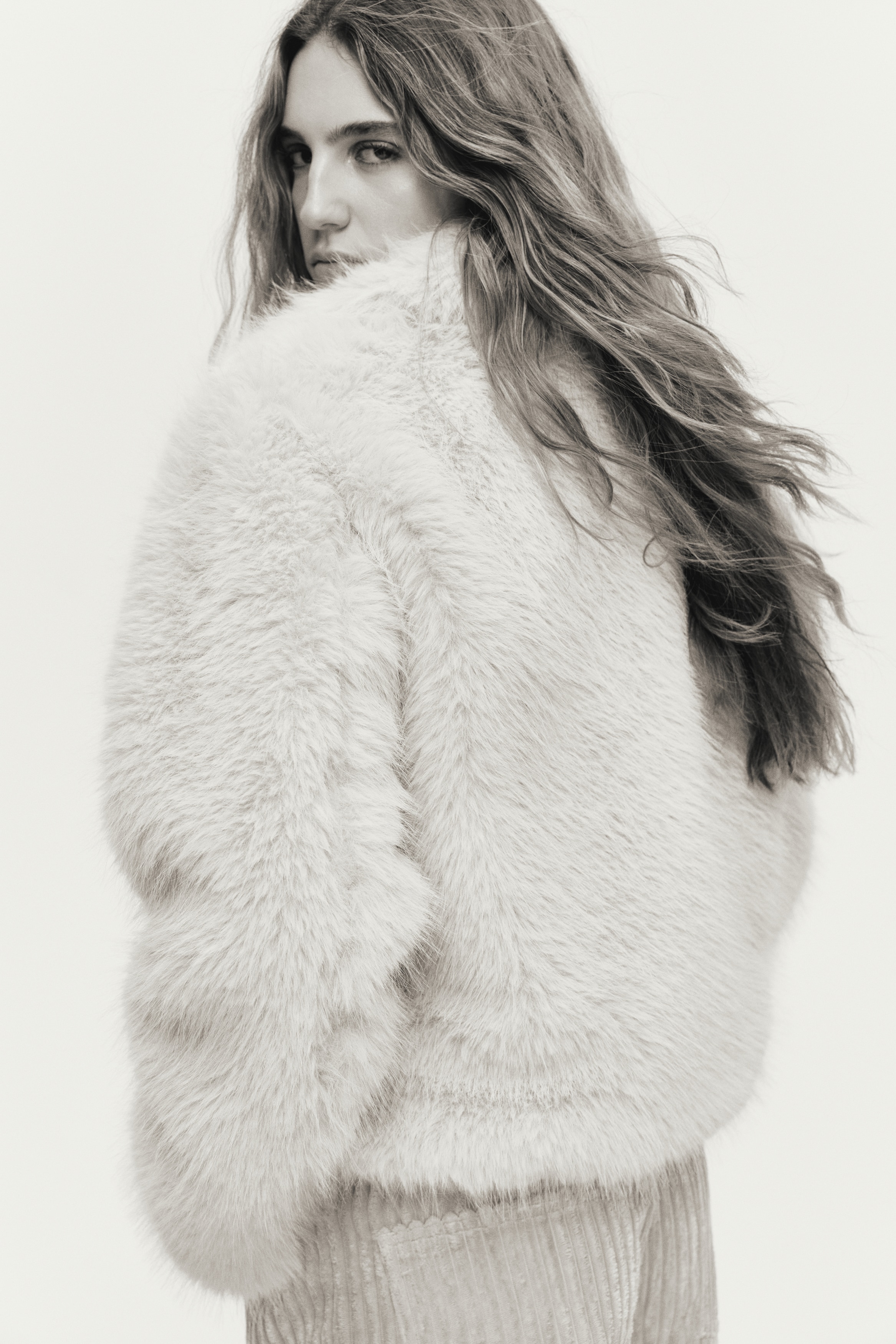 Jacket with Collar - Cream