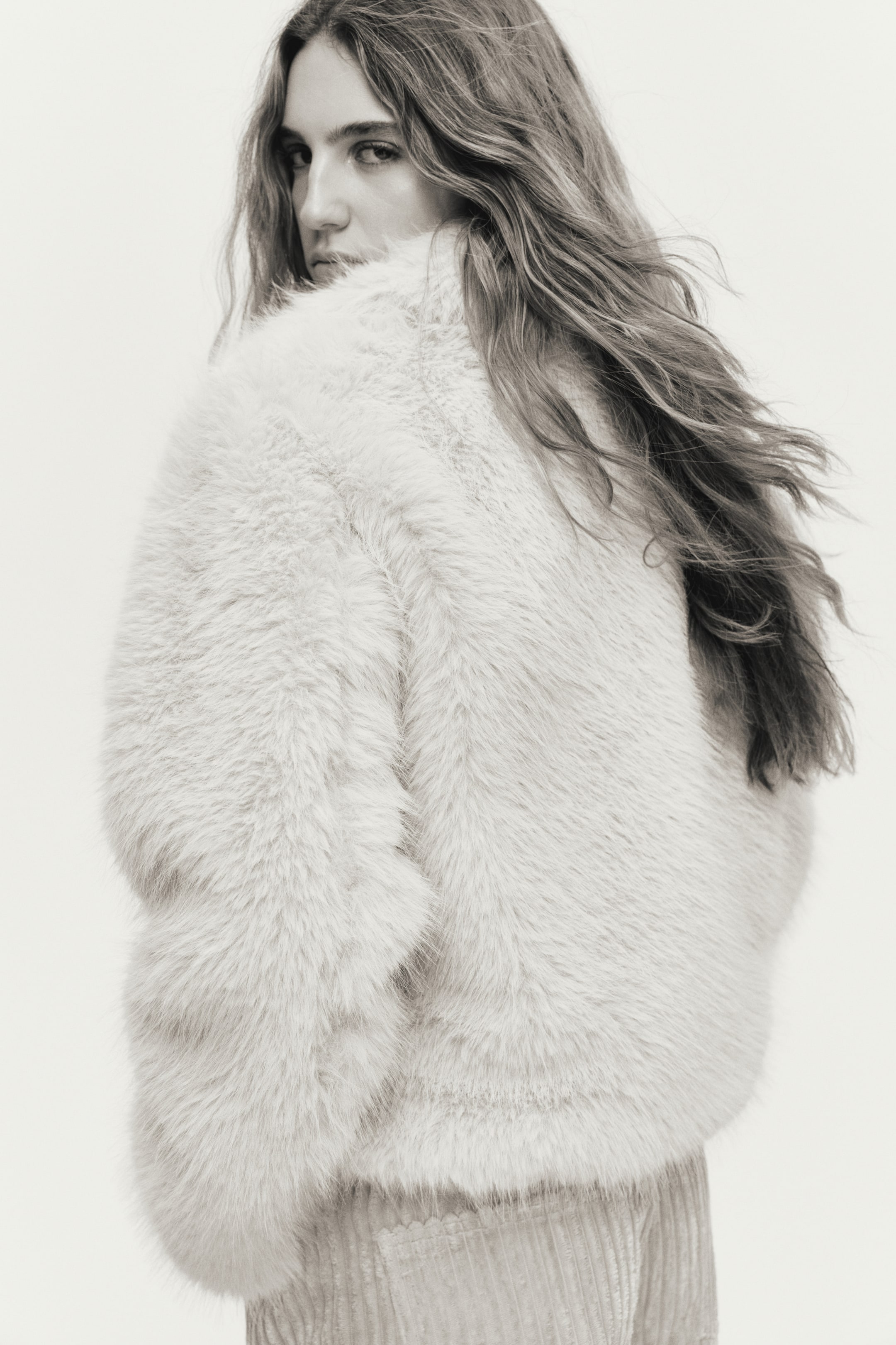 이미지 확대 보기: 칼라 재킷 - 크림 - 여성 | H&M KR 1