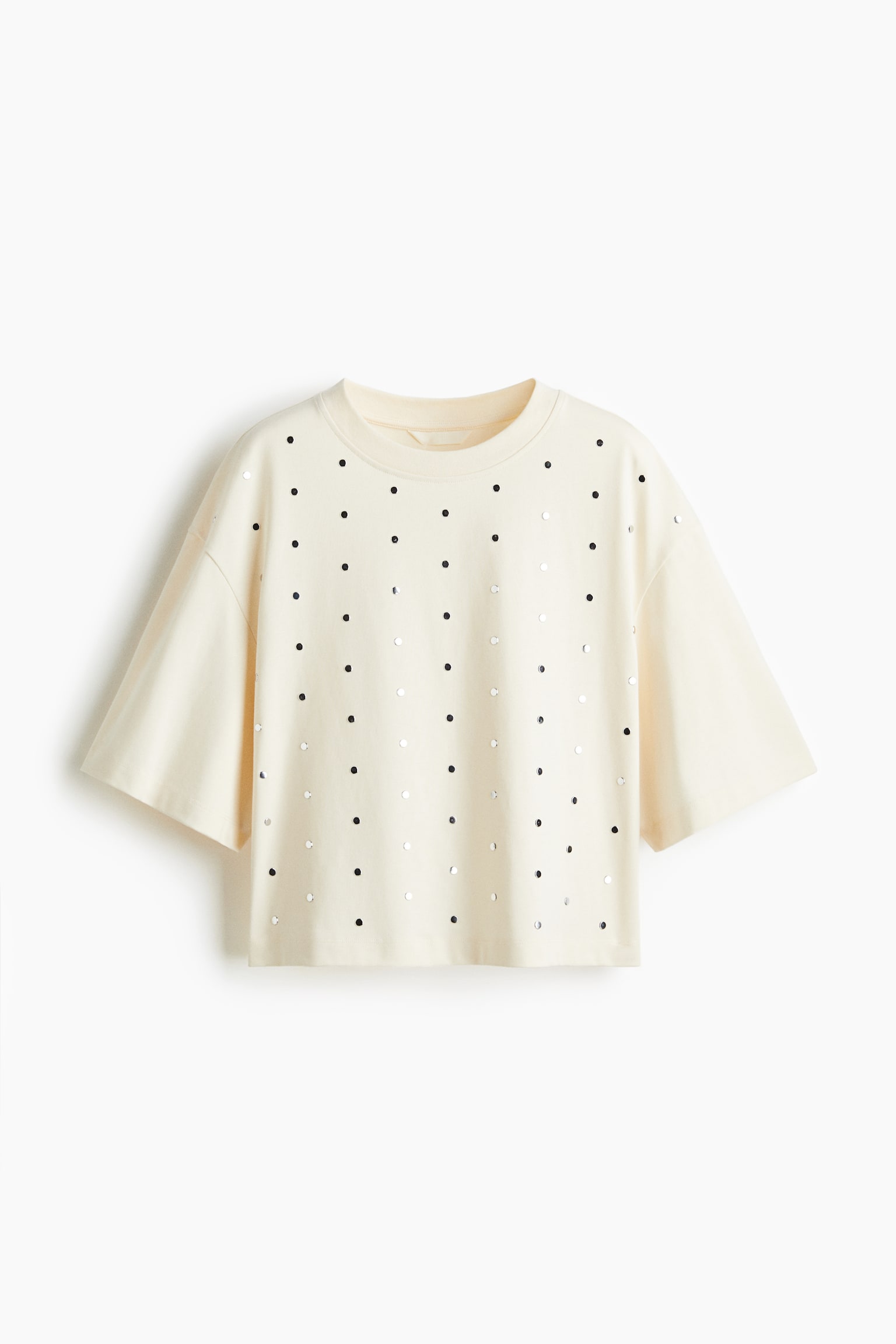 Design Detail Tee - Cream/Brown/Black - 2