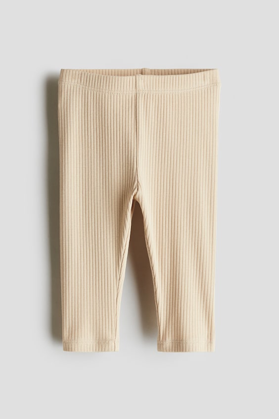 Детские леггинсы H&M Ribbed Cotton Leggings