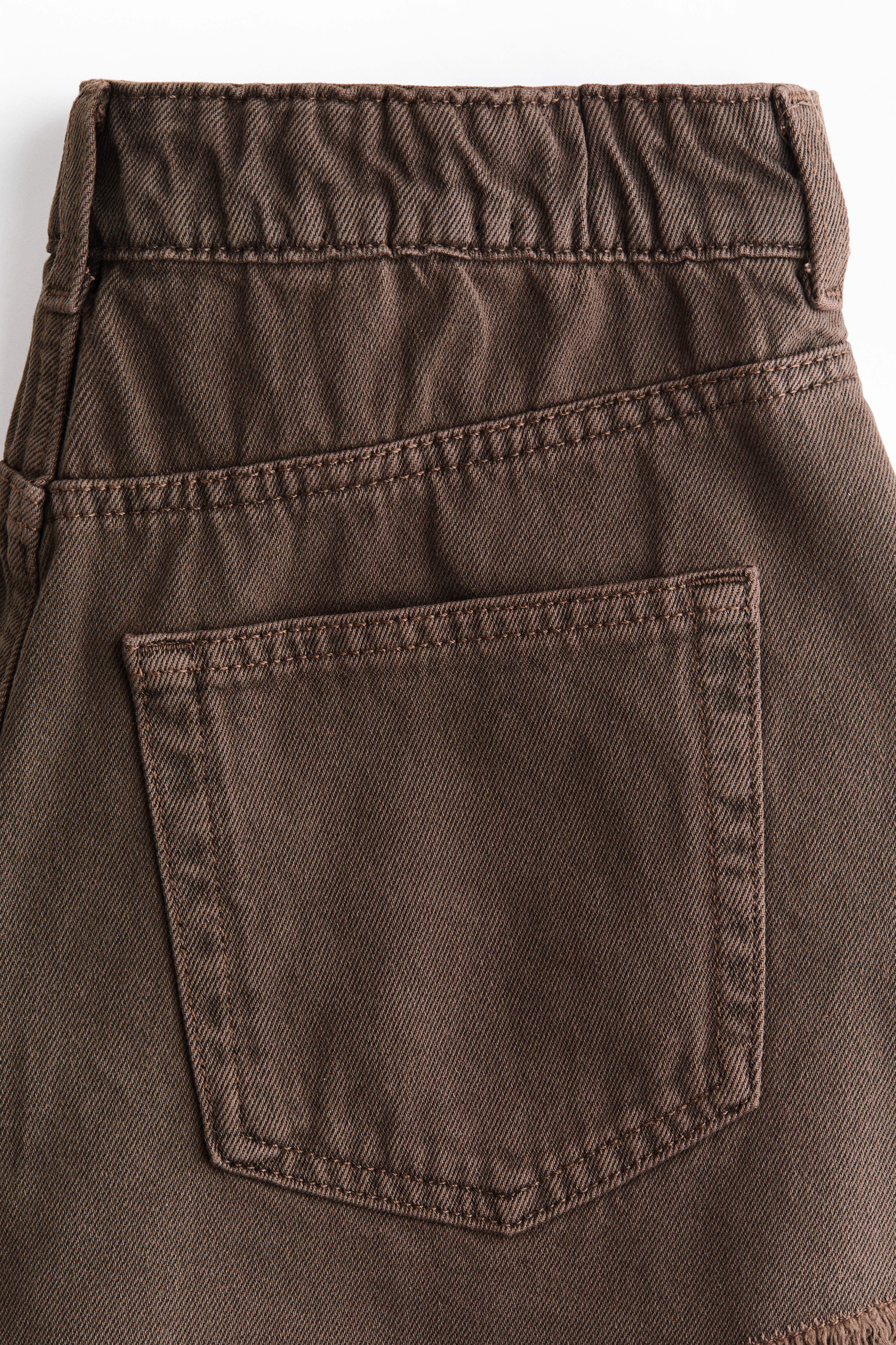 Frayed Denim Shorts