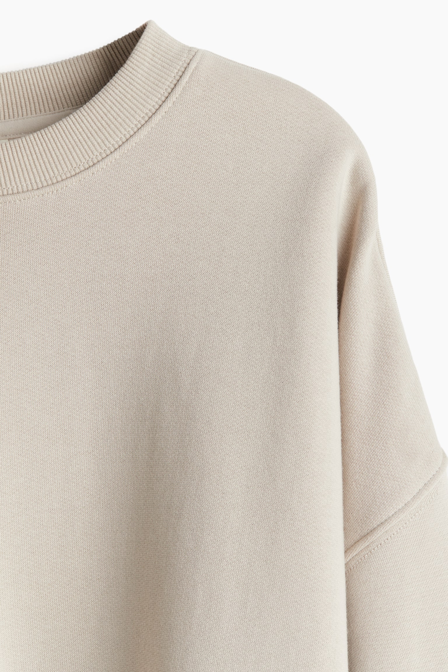 Sports sweatshirt in DryMove™ - Light beige/Light grey marl - 4