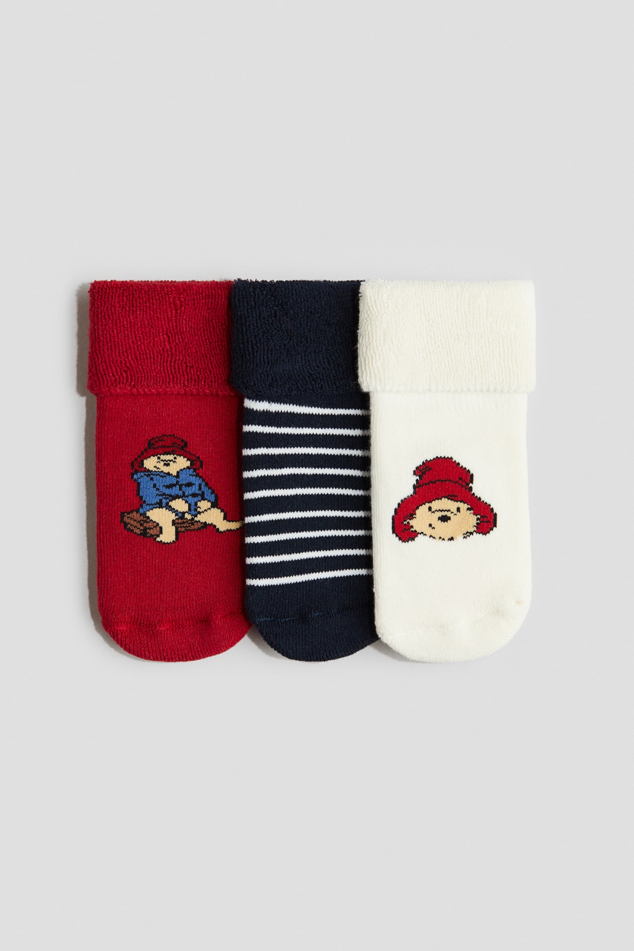 skarpety-frotte-3-pak-czerwony-mi-paddington-dziecko-h-m-pl