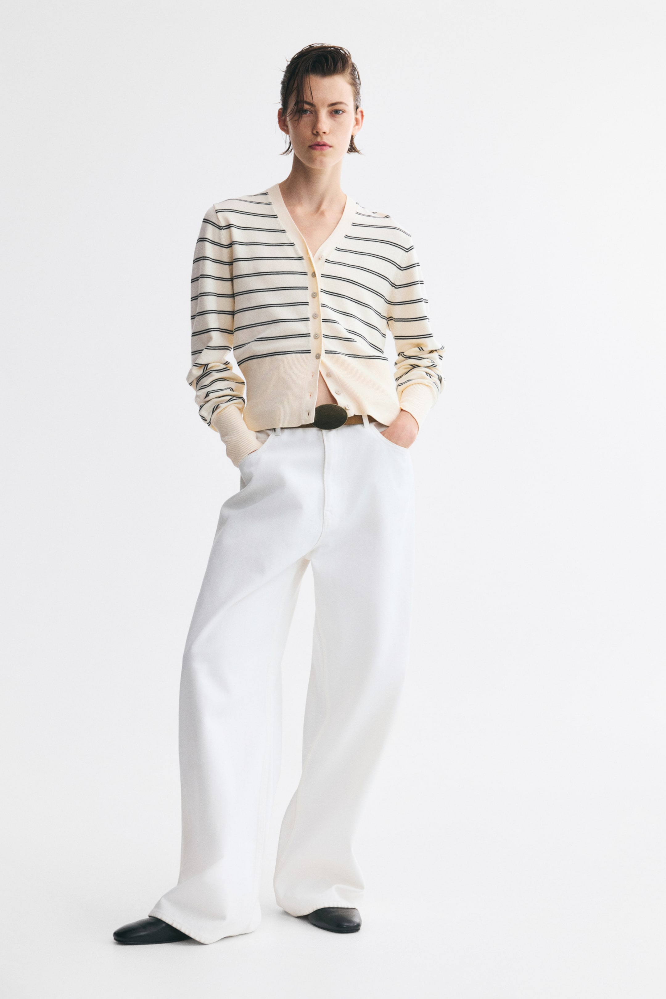 Fine-Knit Cardigan