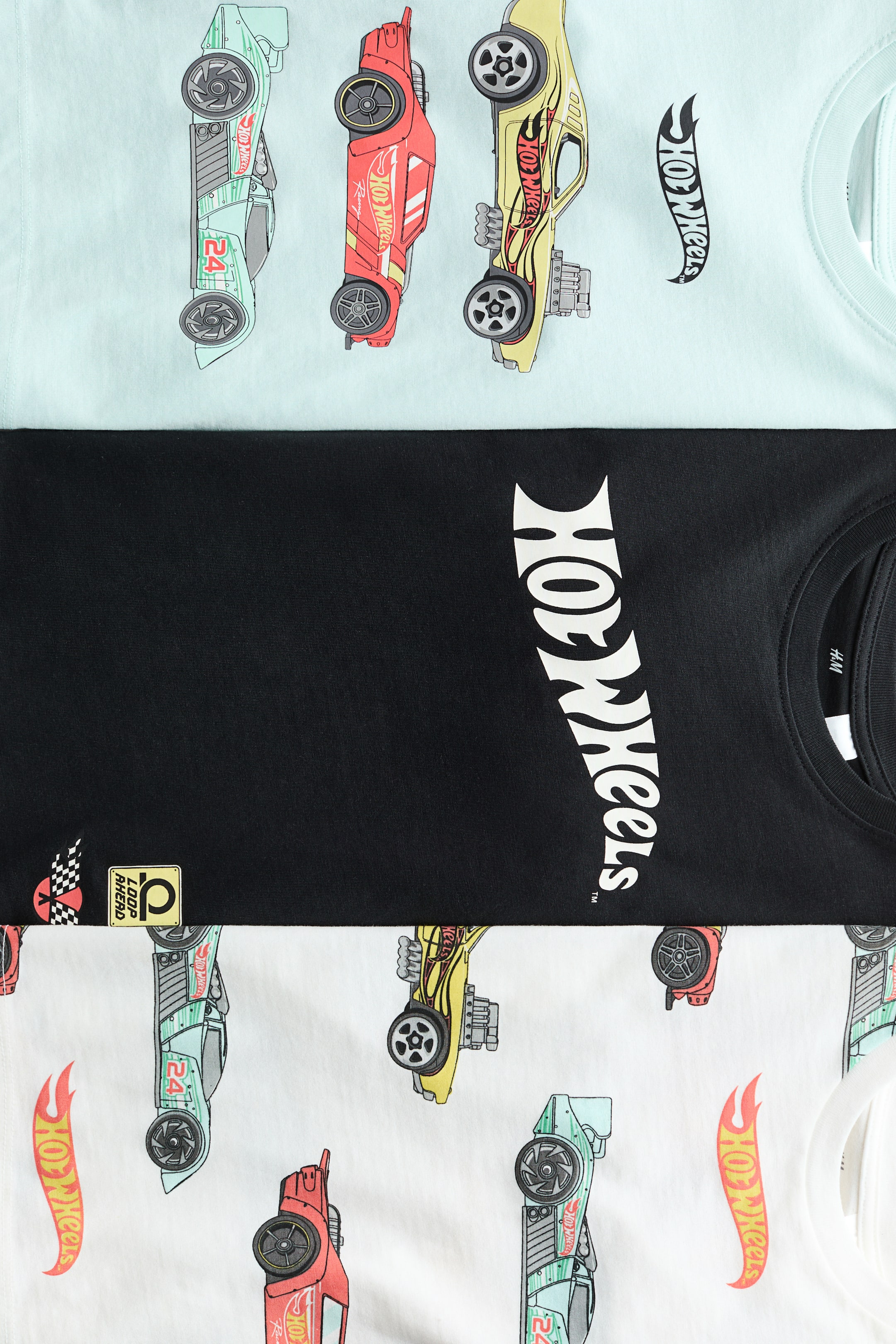 3-pack Printed T-shirts