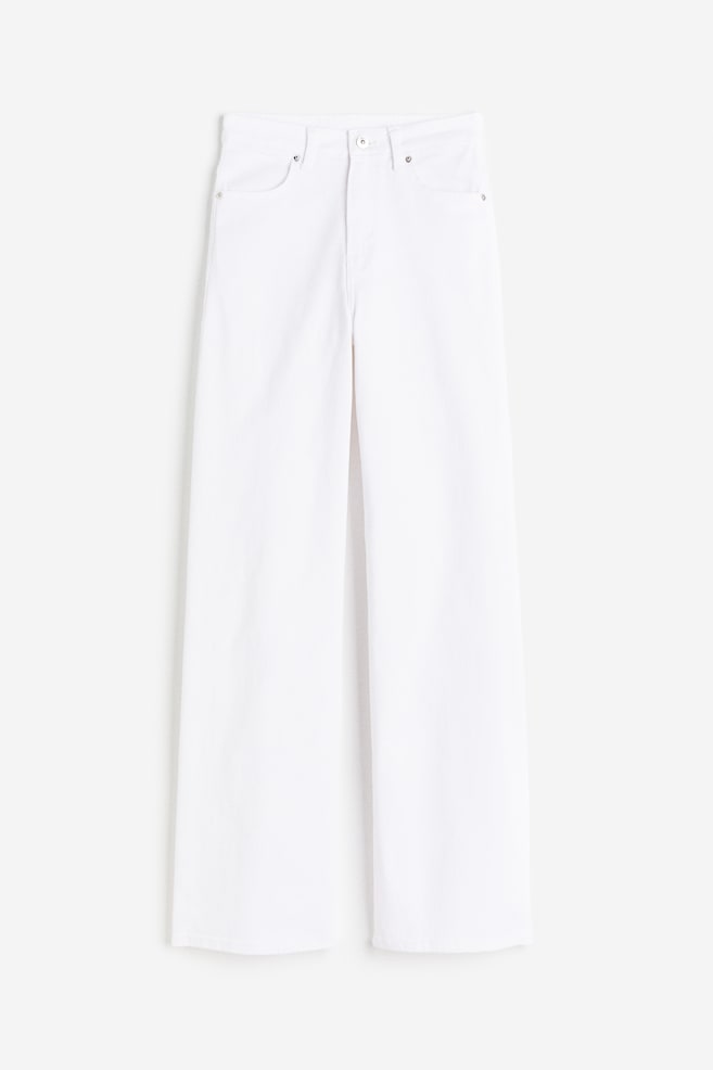 Wide twill trousers - White /Black/Sky blue/Beige/dc/dc/dc/dc/dc/dc/dc/dc/dc - 2