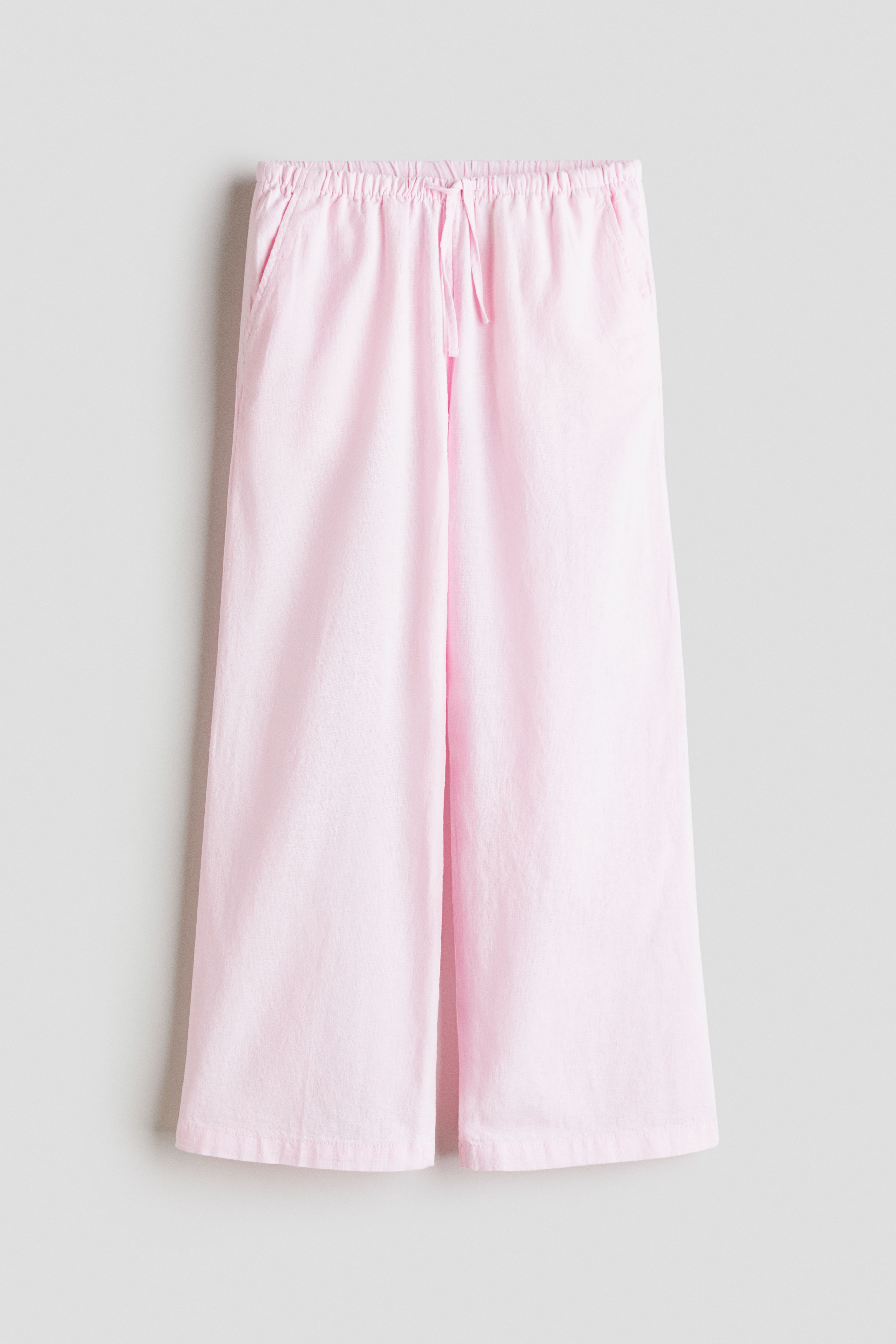 Linen-Blend Pants