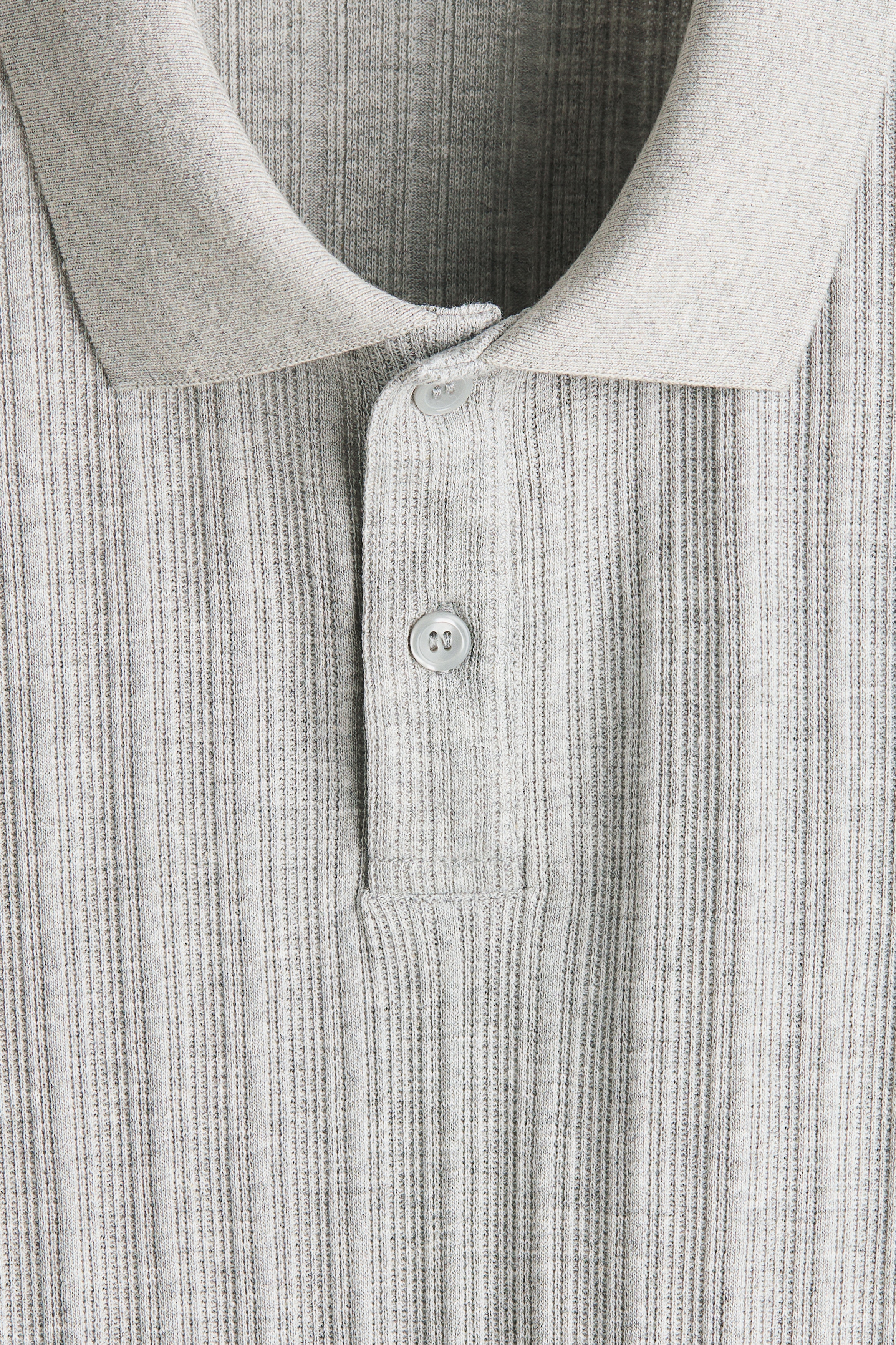 Slim Fit Textured jersey polo shirt