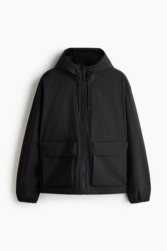 Waterafstotende softshelljas Regular Fit - Zwart - 1