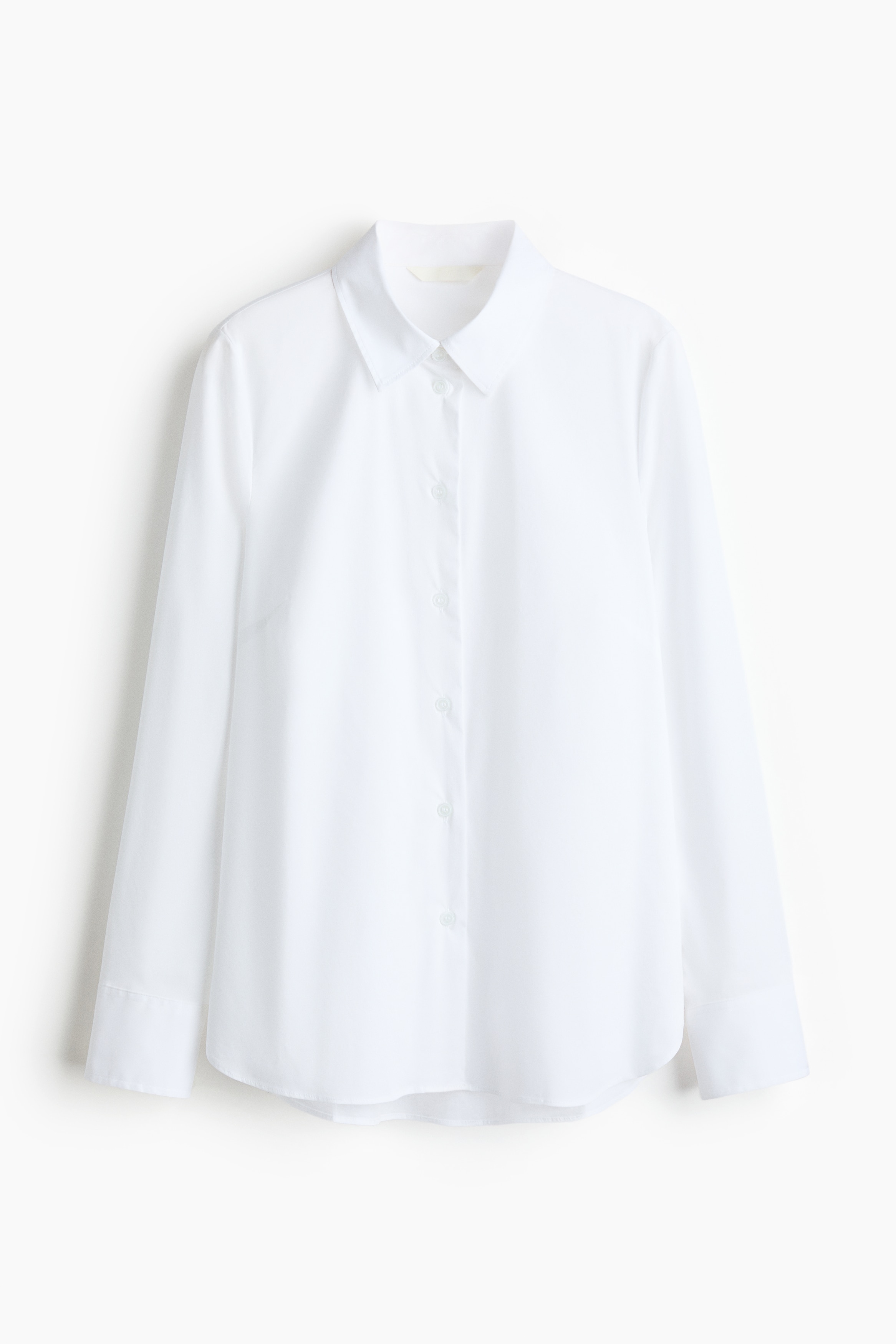 Bluse aus Baumwollmischung - Weiß