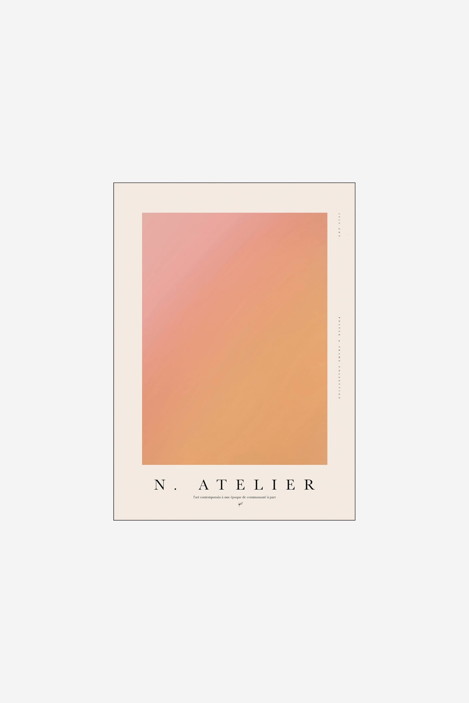Poster & Frame X N. Atelier | Poster & Frame 002 - Bunte/abstrakte Kunst - 1
