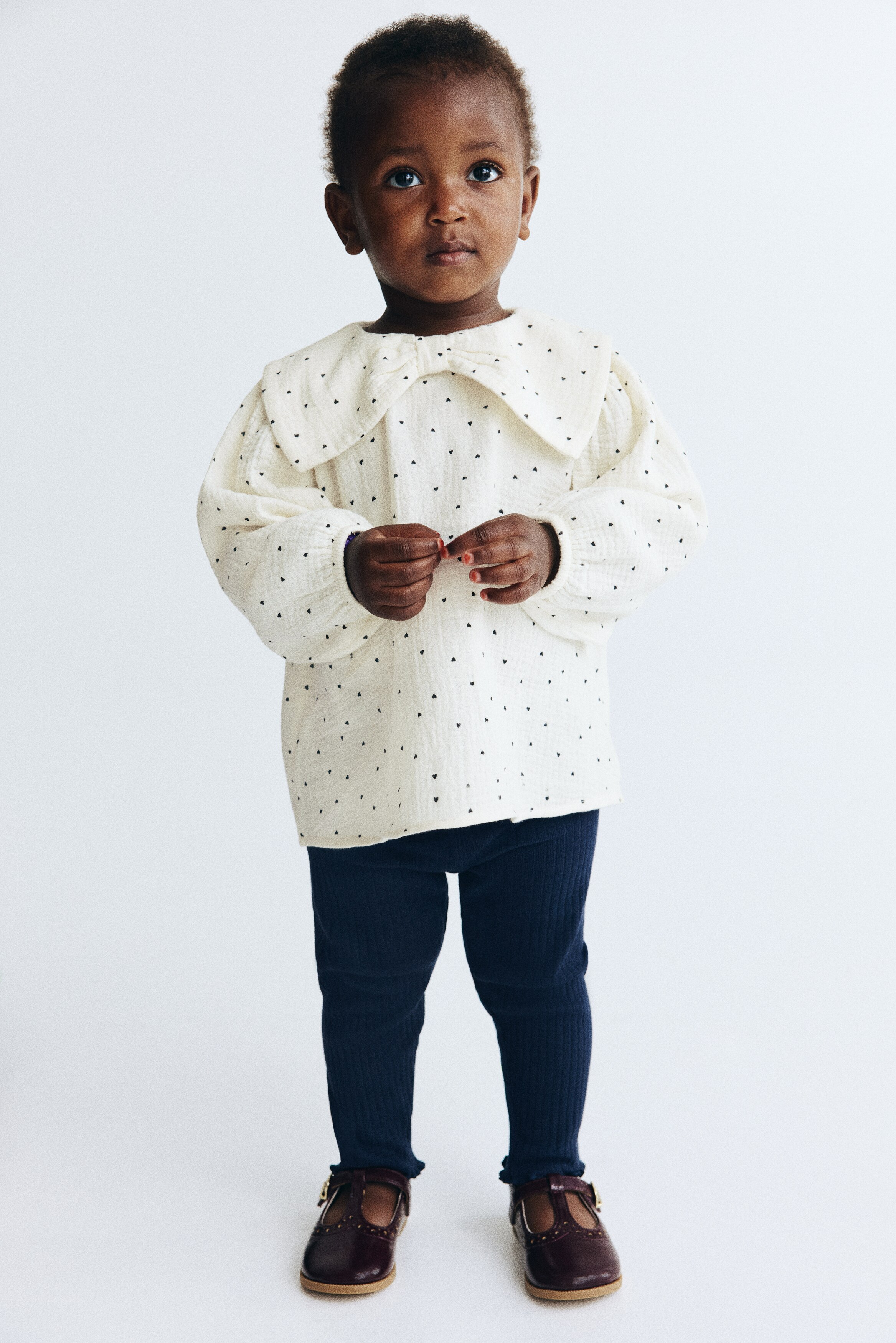 2-piece blouse and leggings set