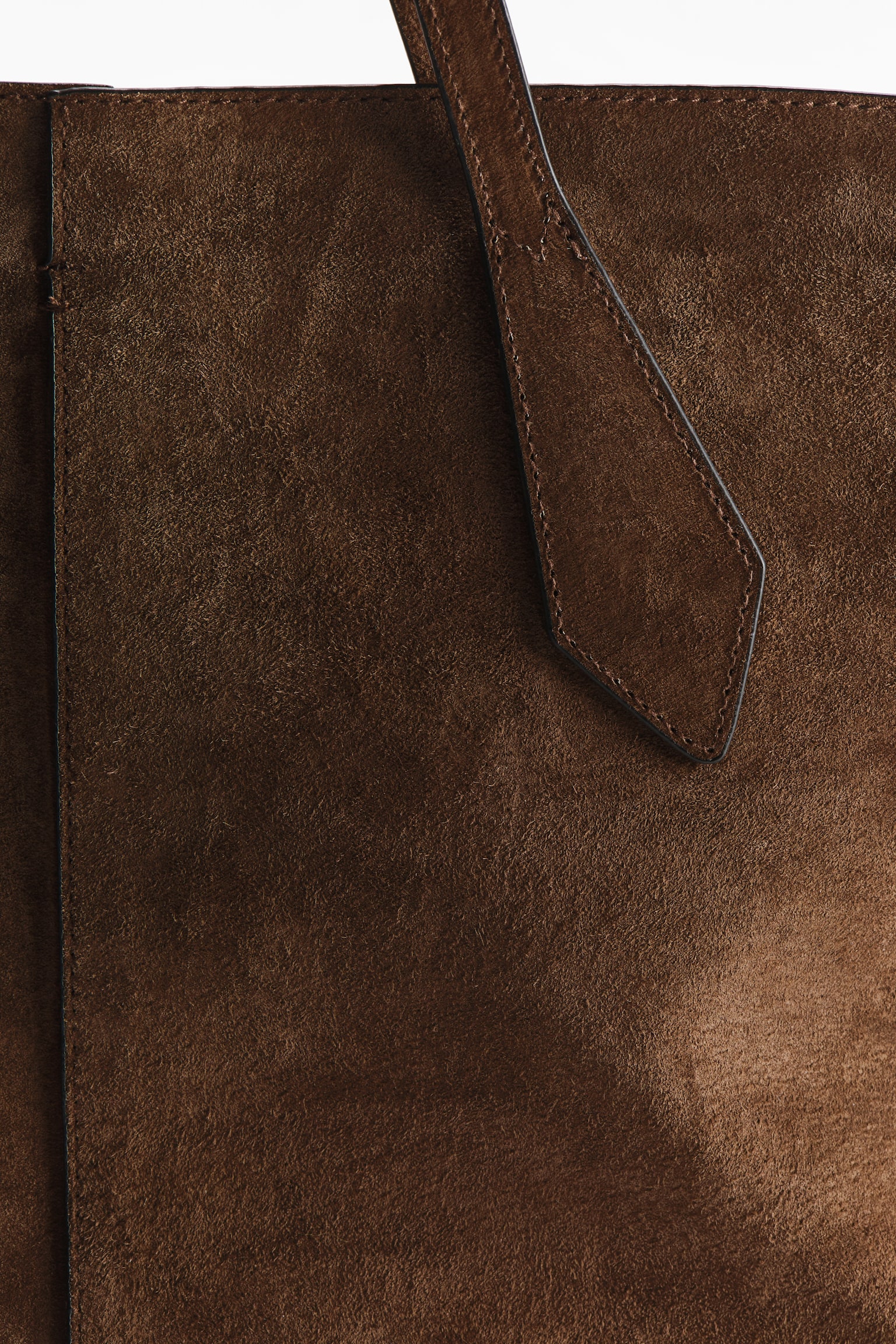 Suede shopper - Brown - 3